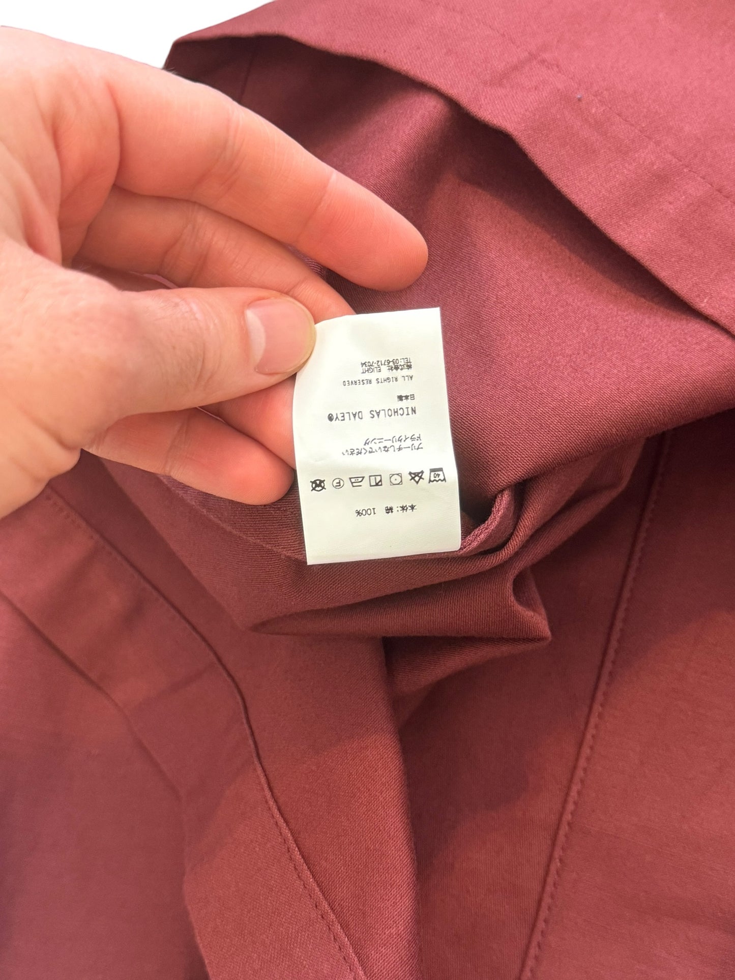 Maroon Two Pocket Oversized Shirt/Jacket