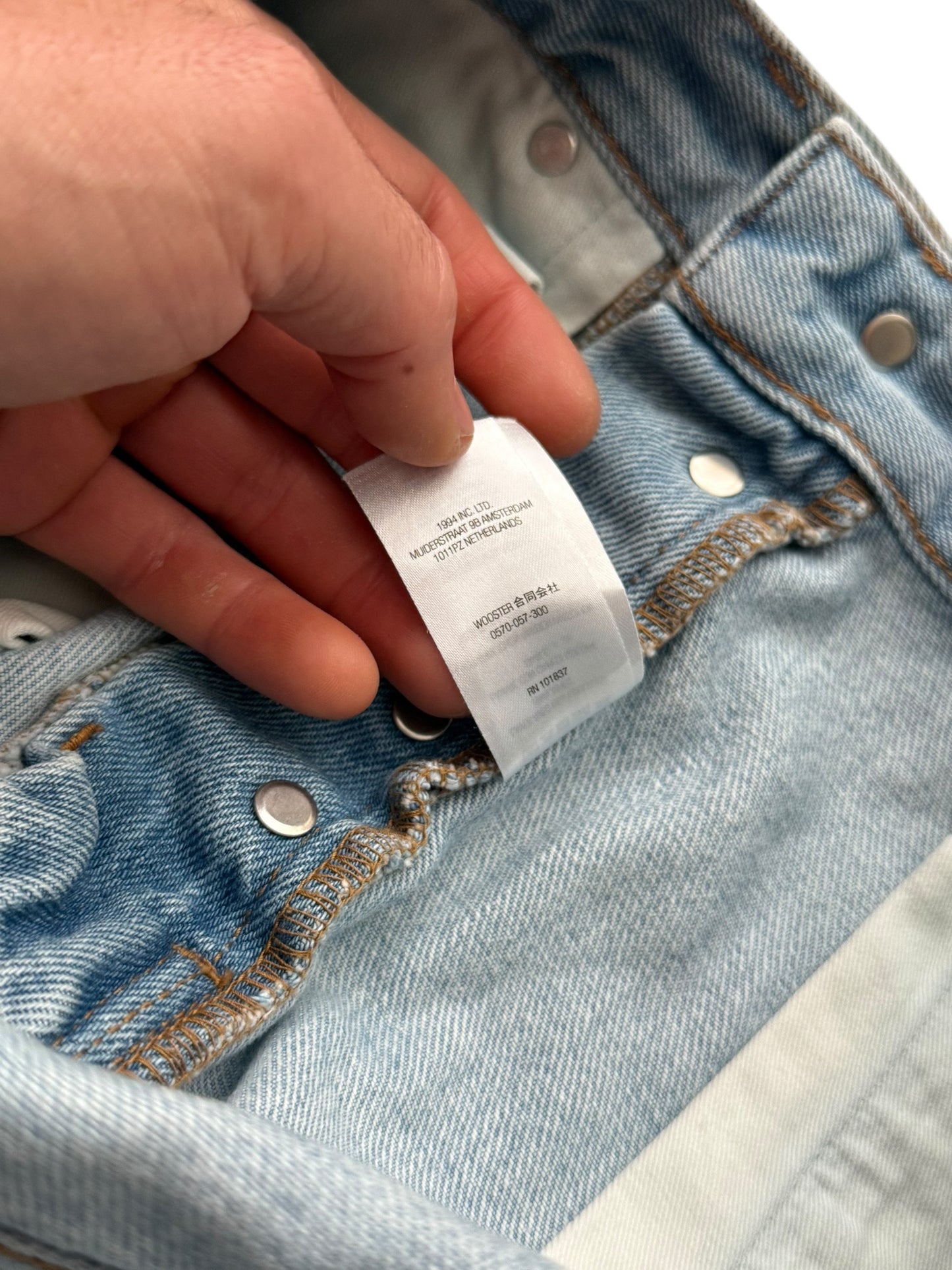 Light Blue Wash Denim Jeans