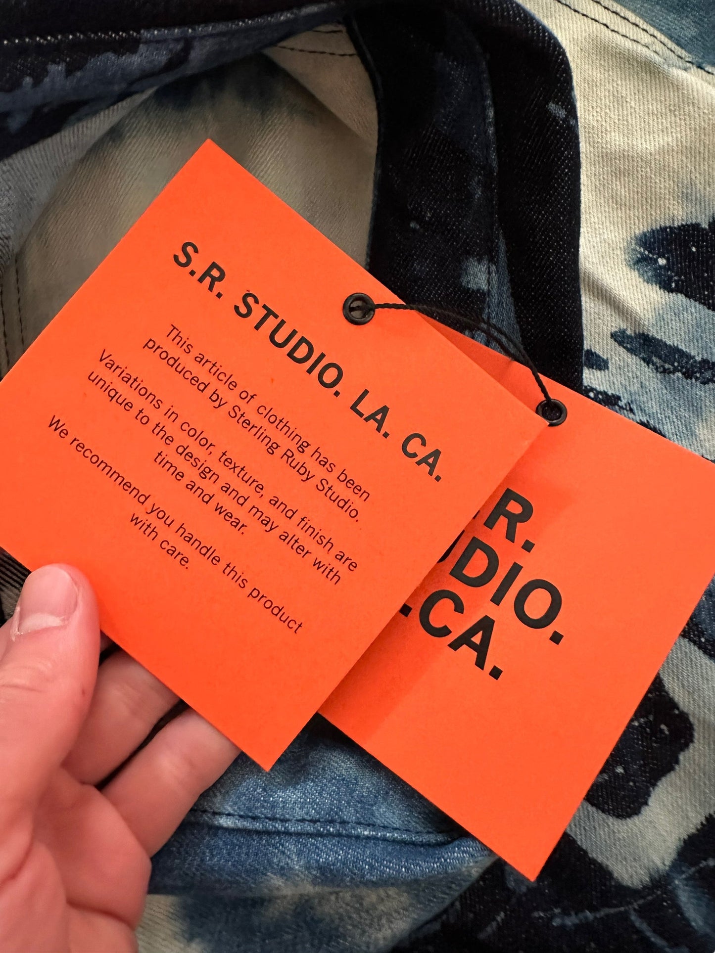 2019 SOTO Indigo Bleach Denim Workshirt