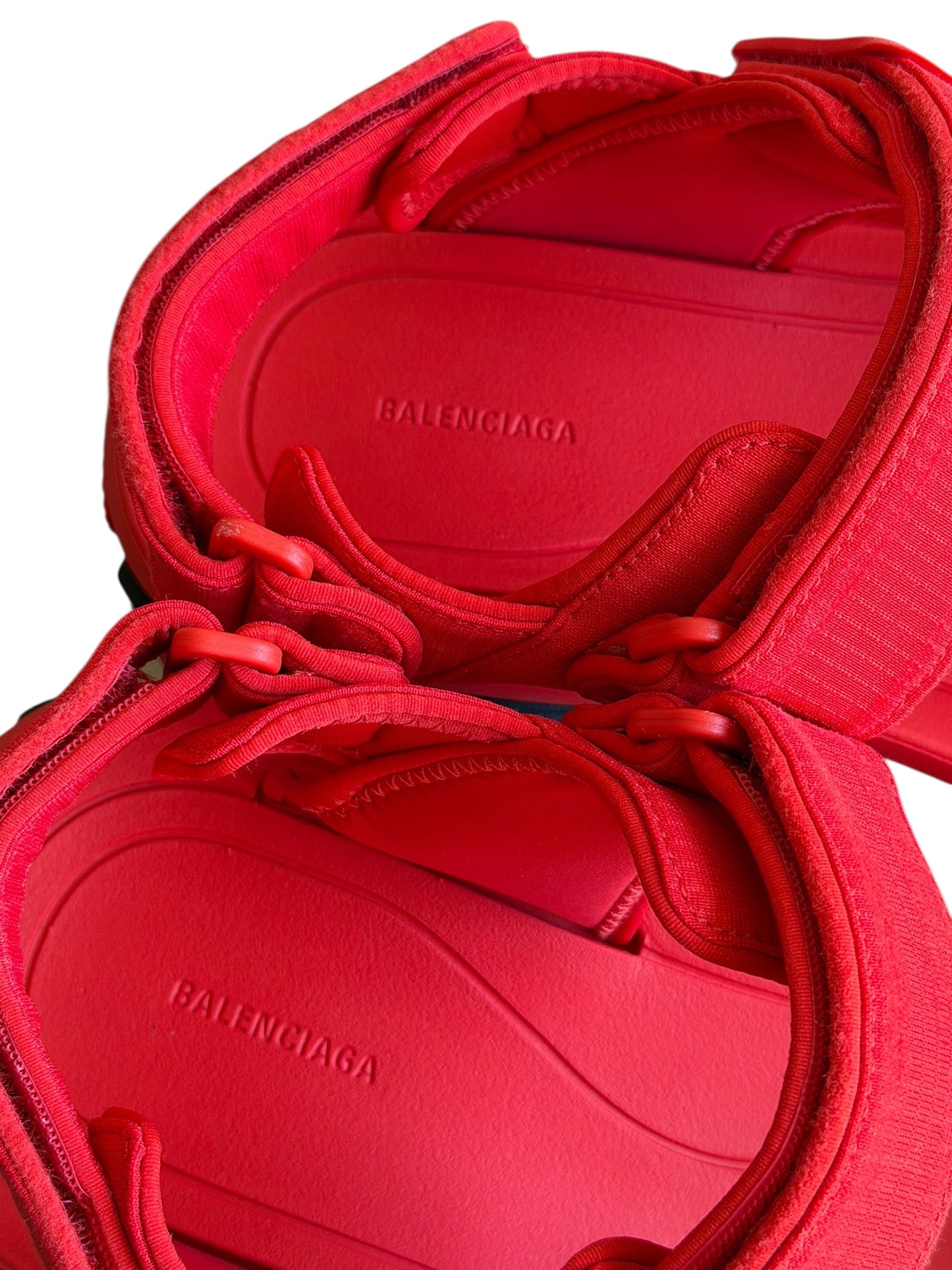 Tourist Strap Sandals Red/Black