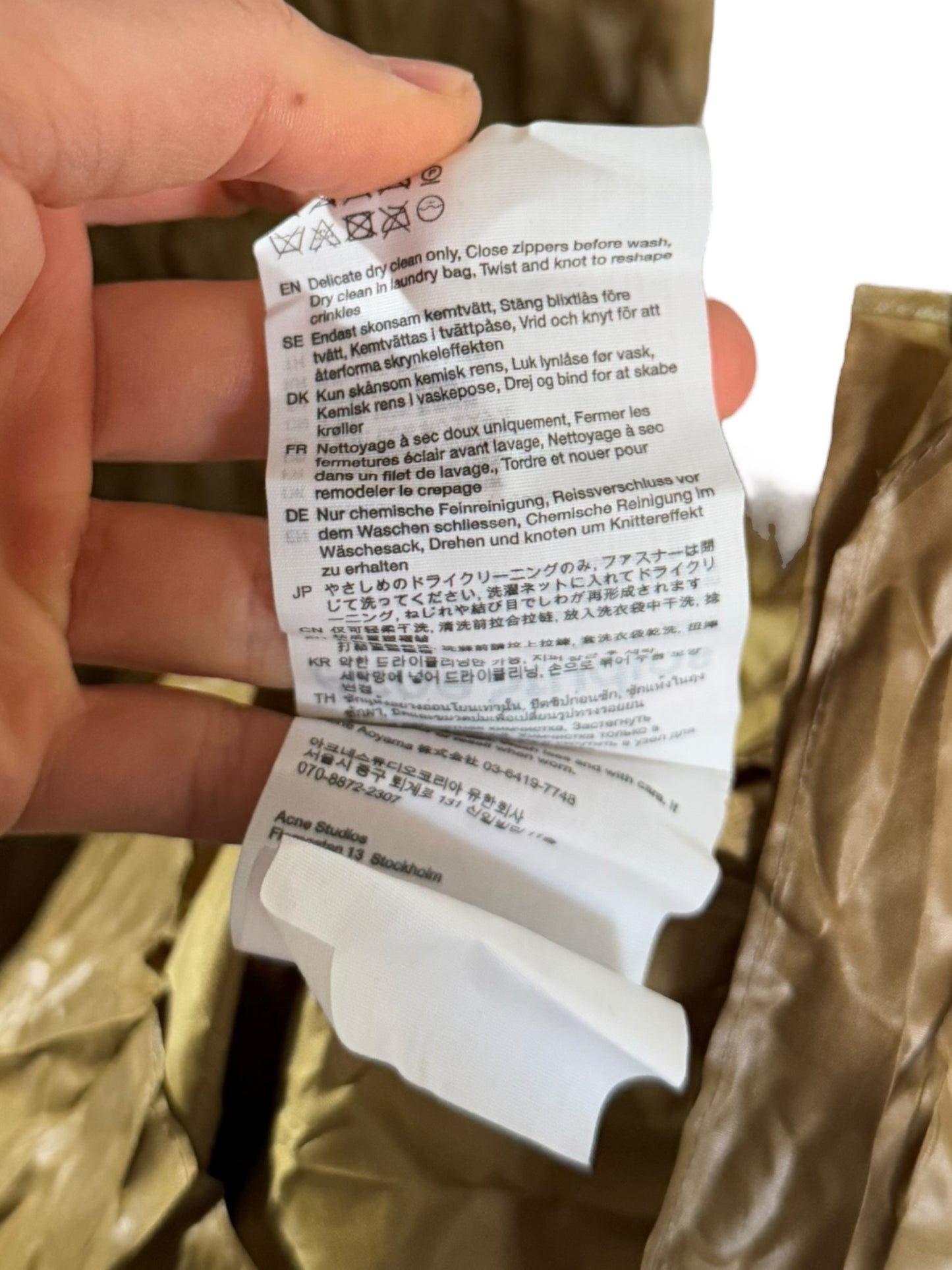 Crinkled Dress Seaweed Green