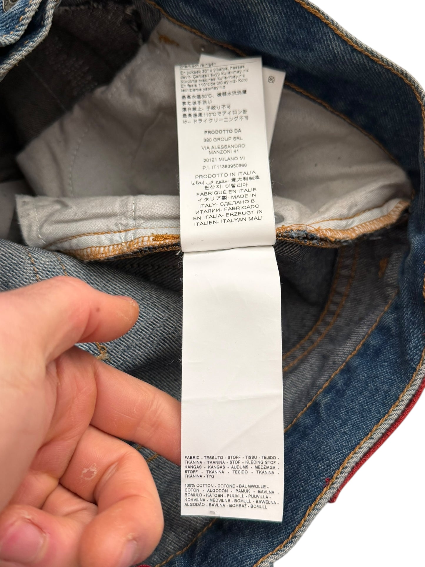 Distressed Thrashed Denim Jeans