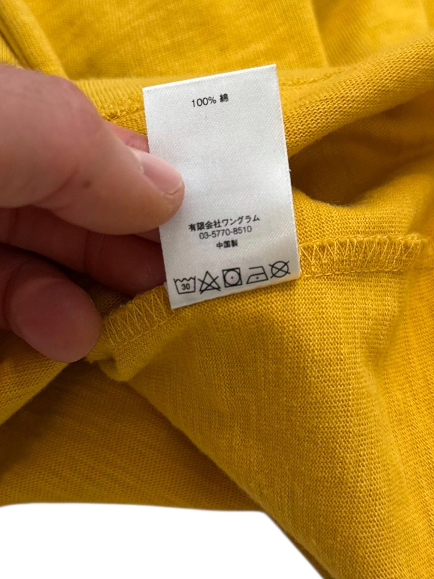 Embroidered Mustard Cut Sew