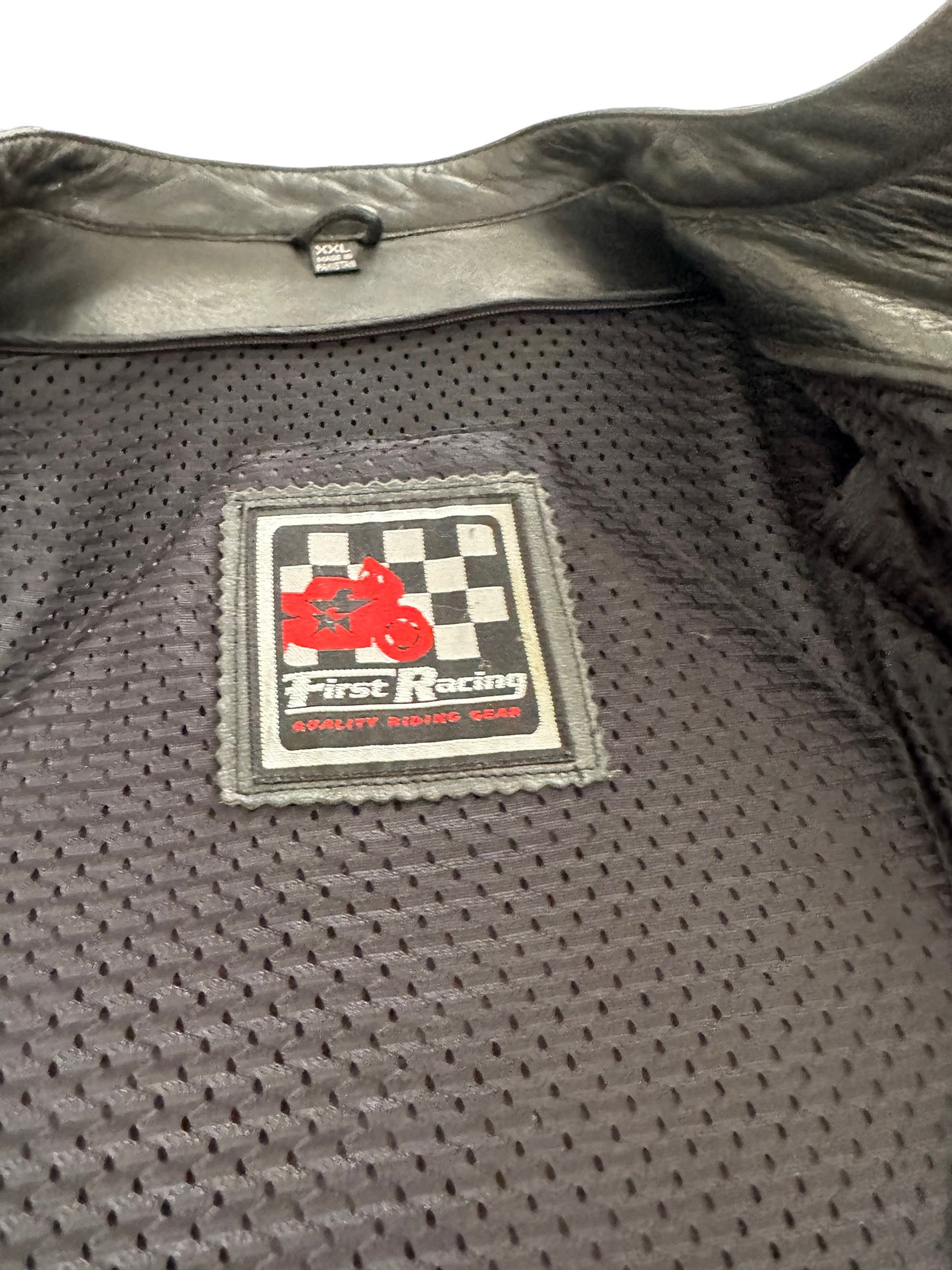 2004 Ruff Ryders Leather Motorcycle Jacket