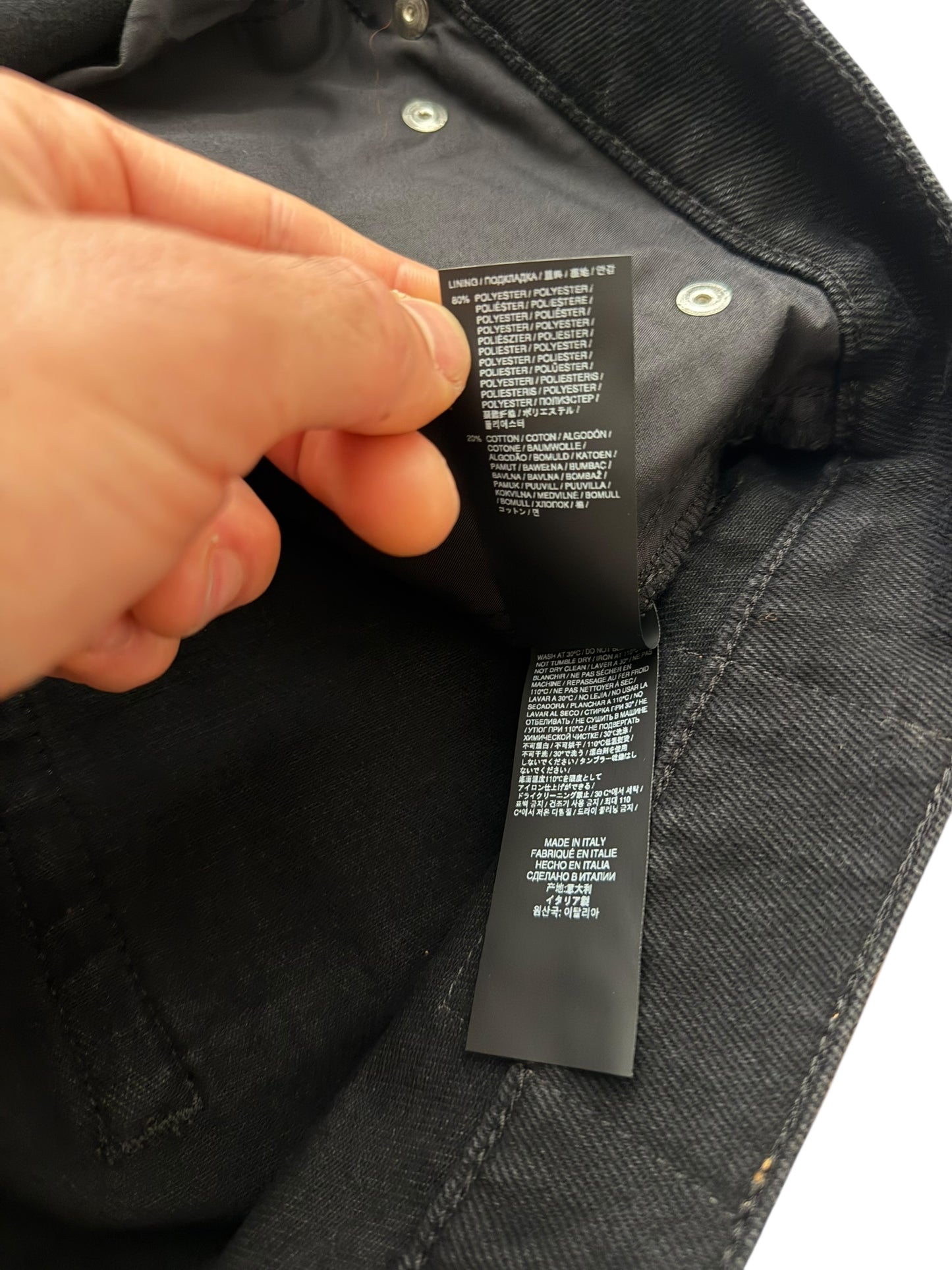 Black 5 Pocket Denim