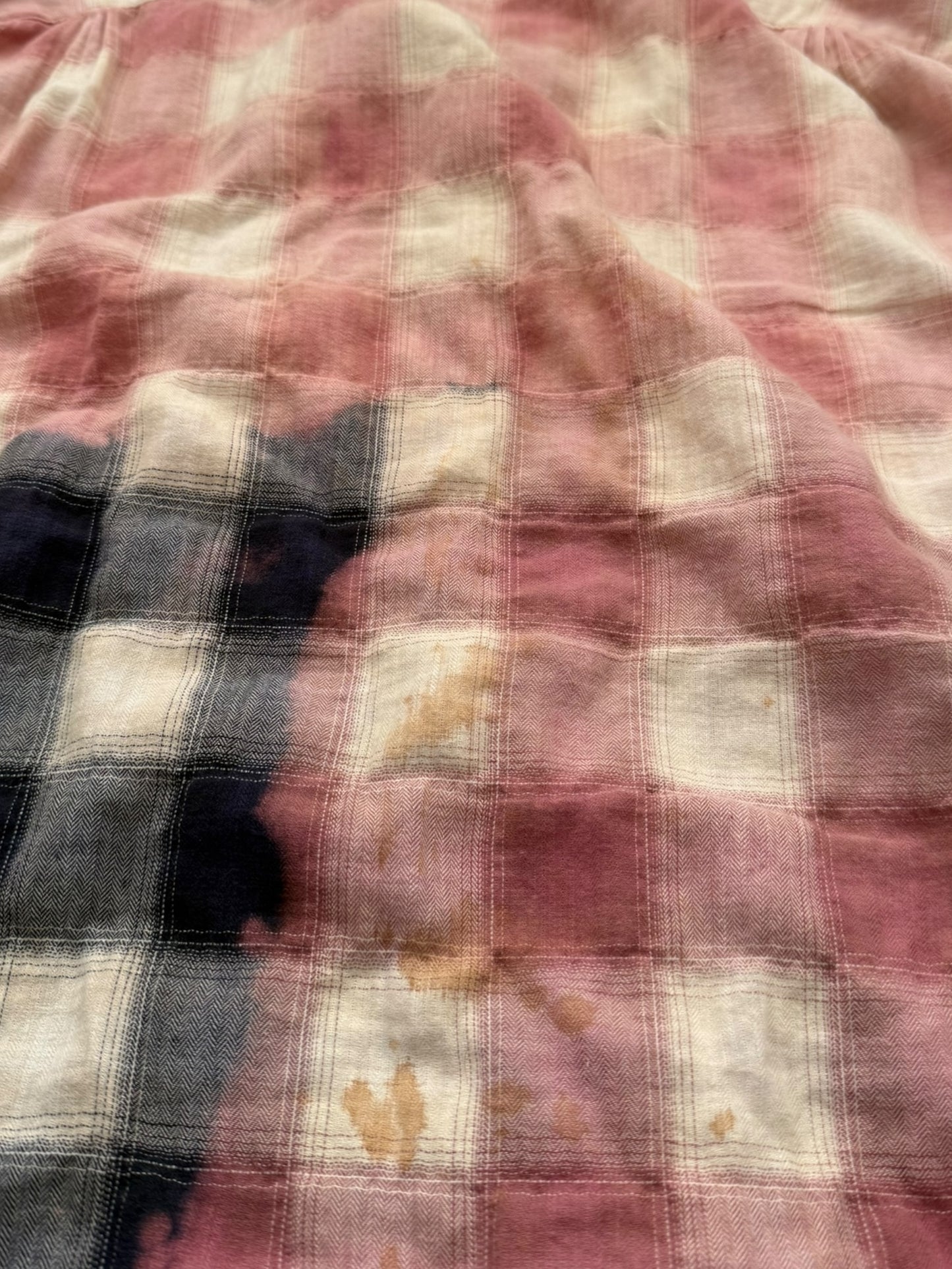 Sample Bleached and Faded Beach Flannel