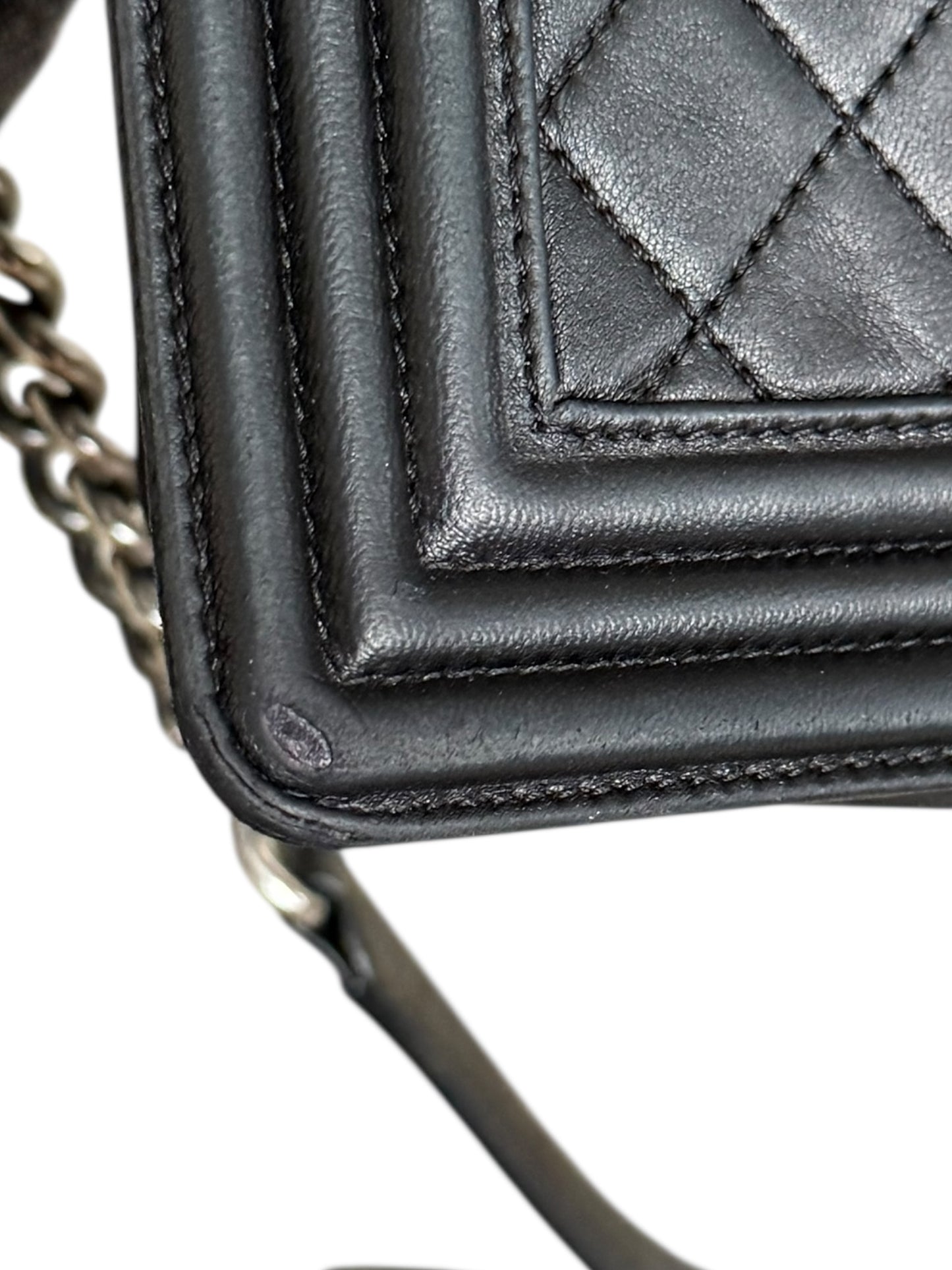 Large Caviar Boy Flap Chain Bag