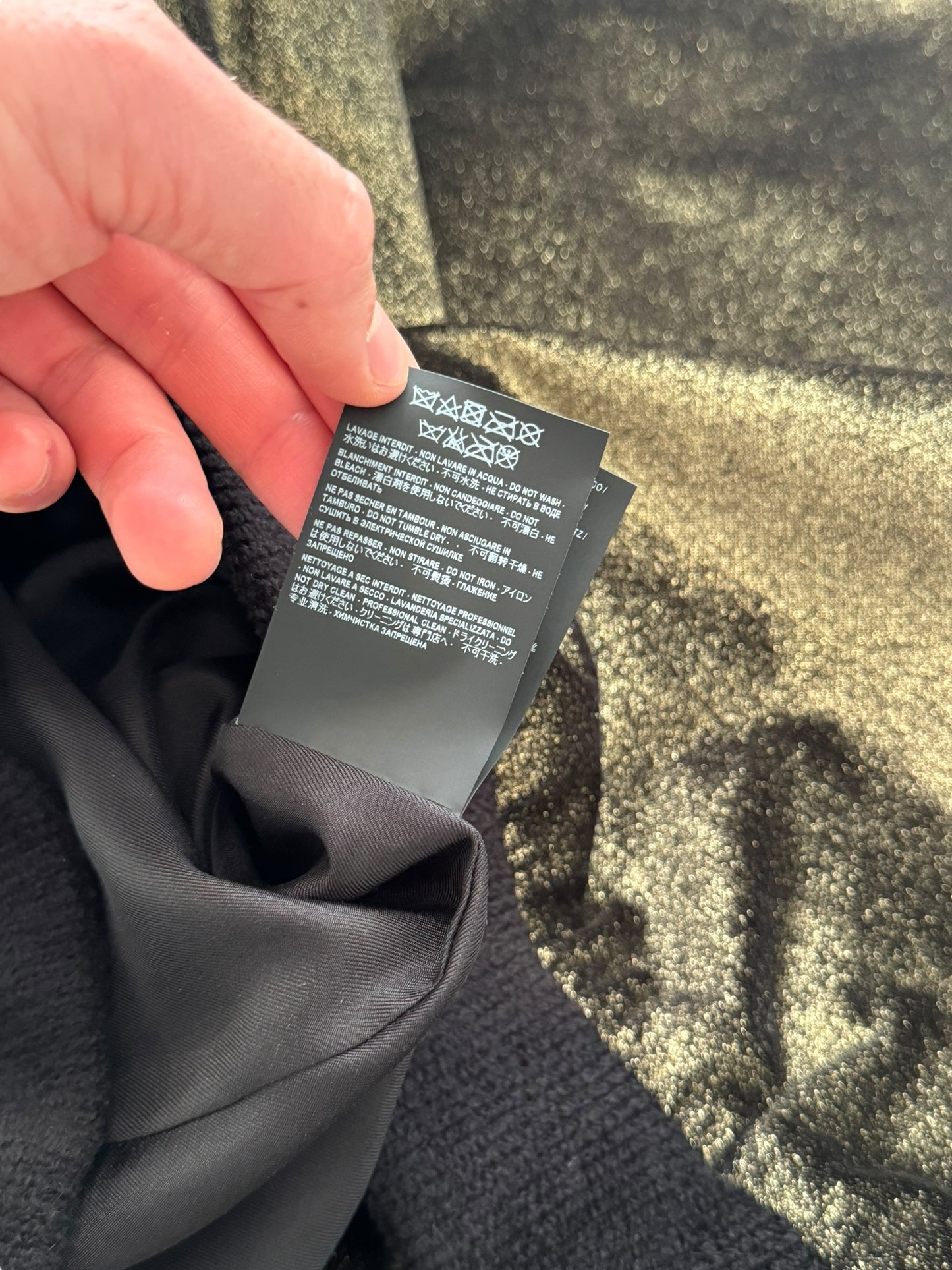 Gold Sprinkled Velvet Western Teddy Varsity Bomber