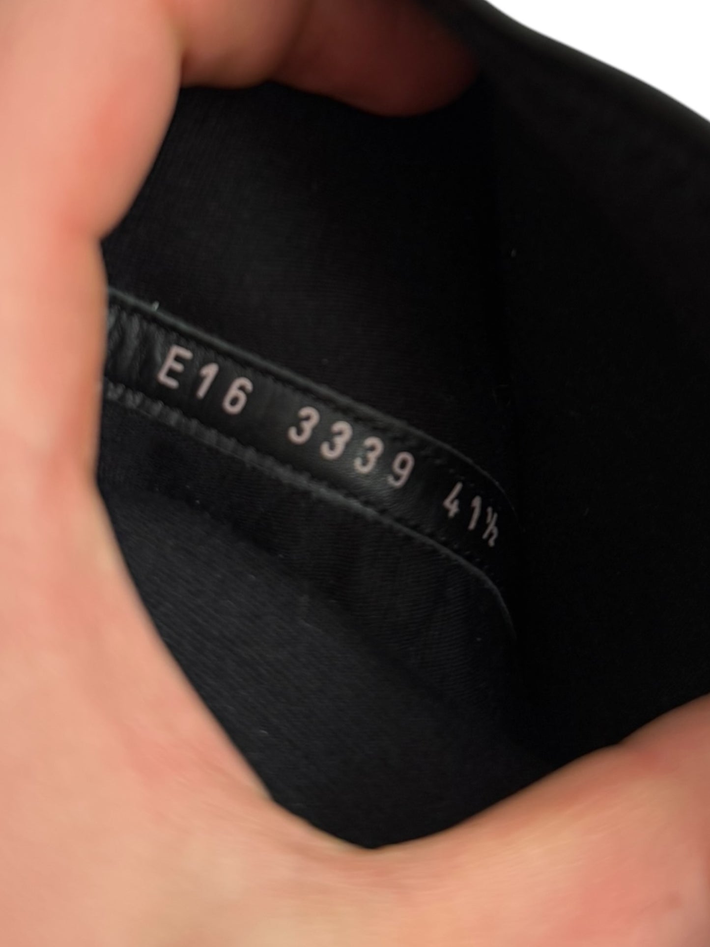 Leather High Rick Sock Ramones