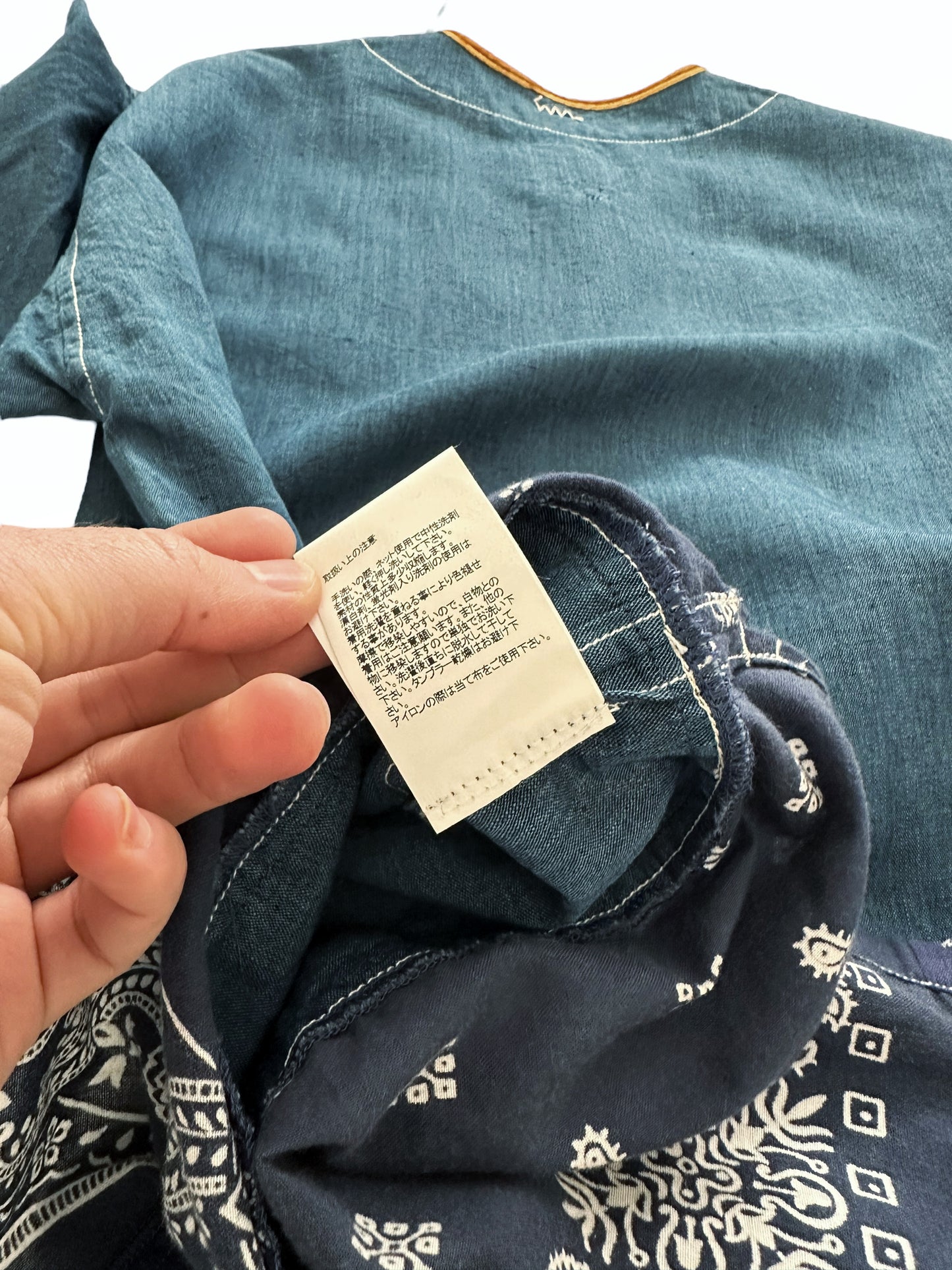 Silk Bandana P.O. Tunic Shirt