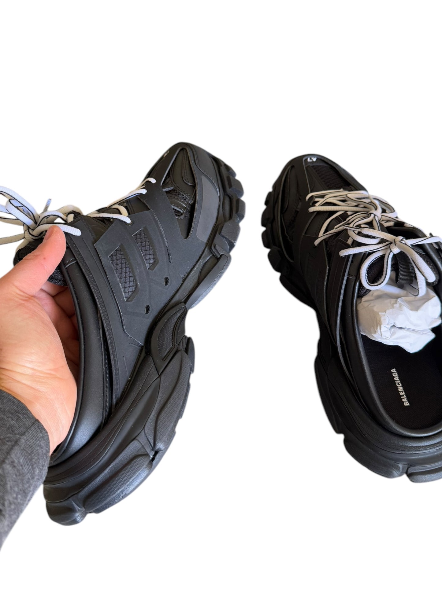 Track Mule Slide Sneaker Black