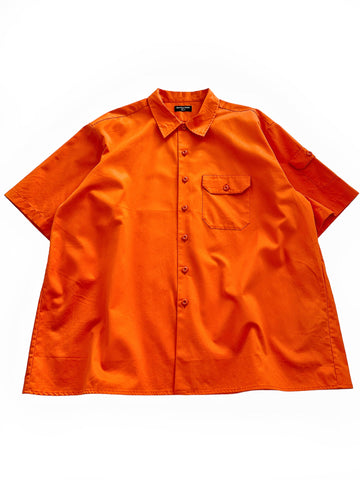 Oversized Heavy Orange Cargo Shirt
