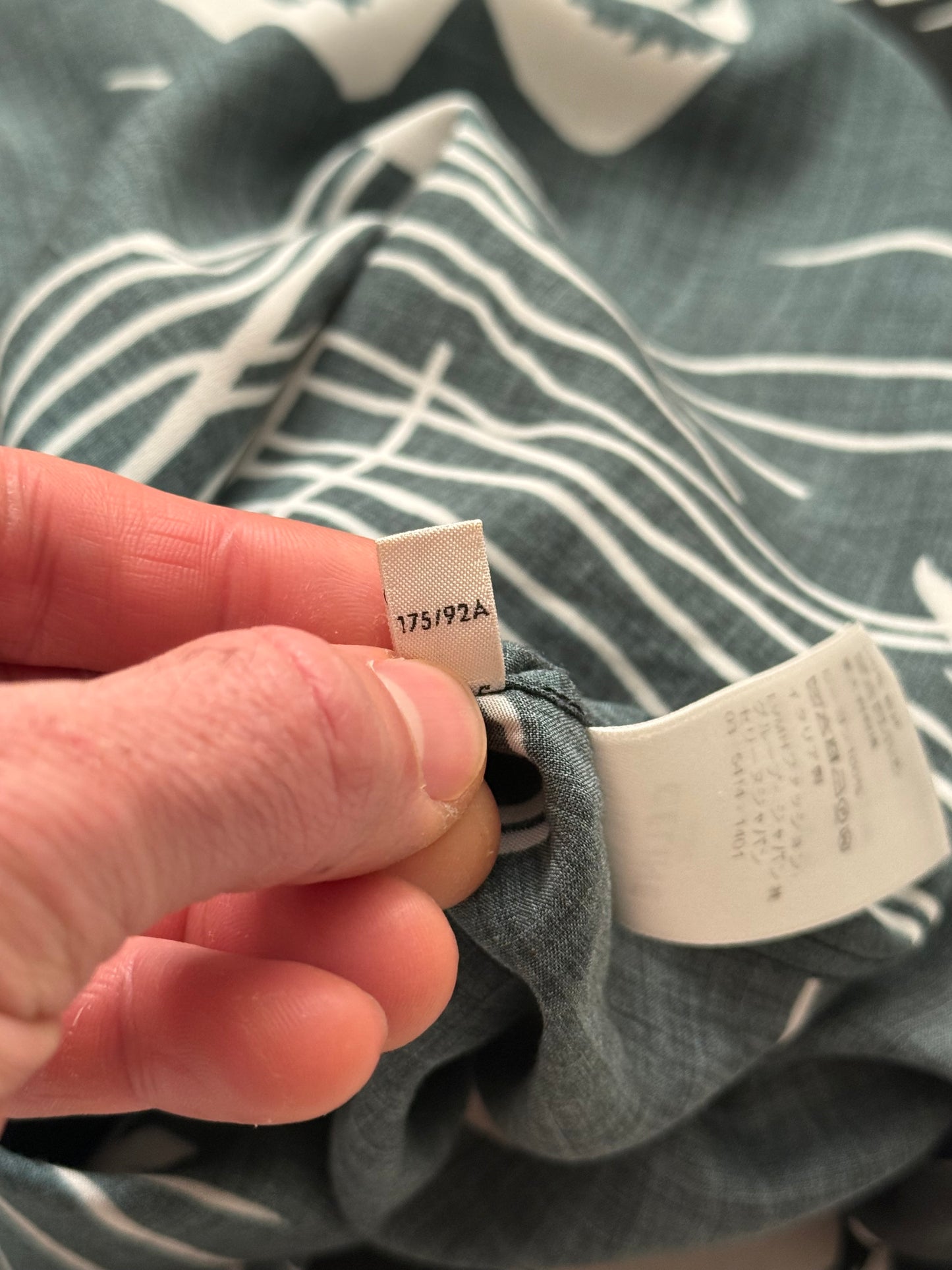 Viscose Palm Tree Long Sleeve Shirt