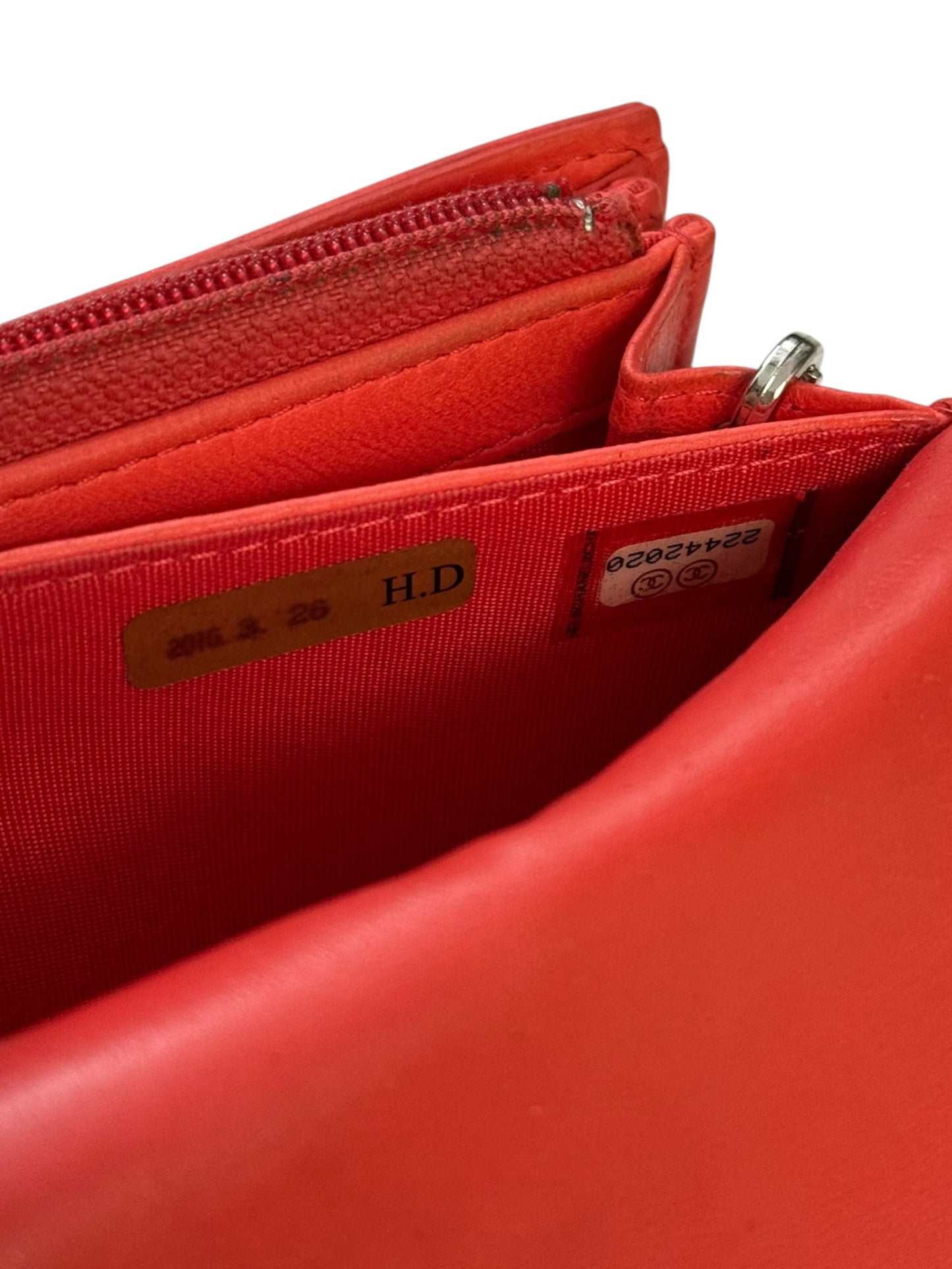 2016 Camellia Leather Chain Bag/Wallet