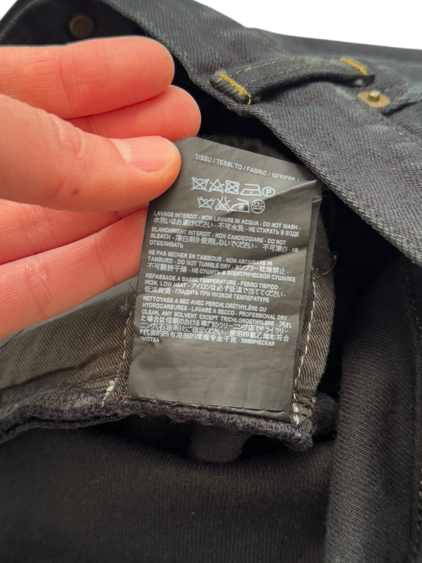 2016 Hedi Oil Crash D02 Denim