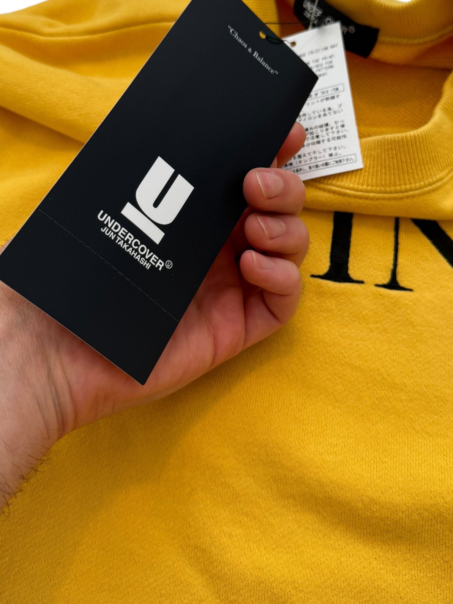 Fin Devil Apple Mustard Crewneck