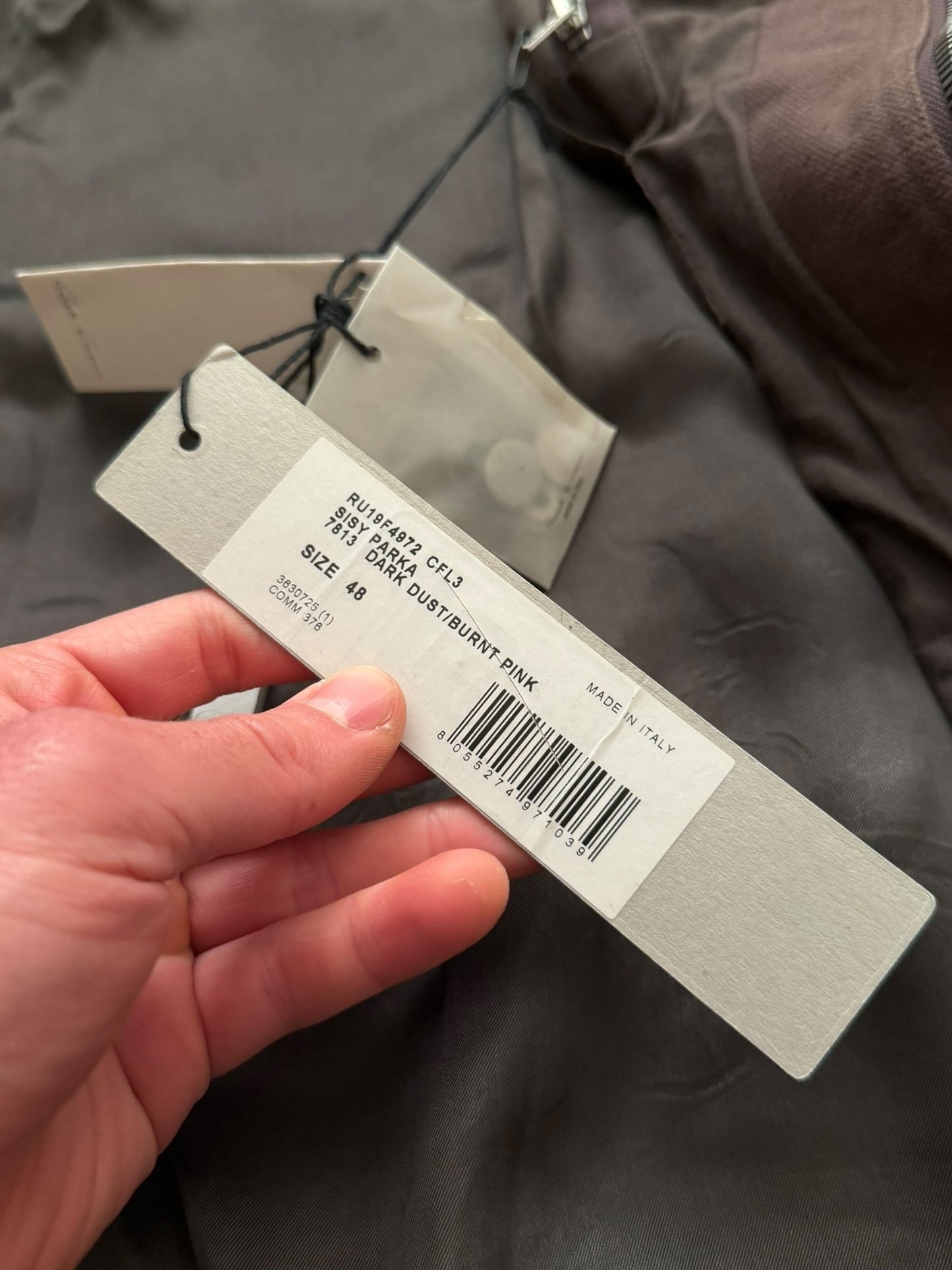 2019 Larry Giant Sisy Parka Suede Panels