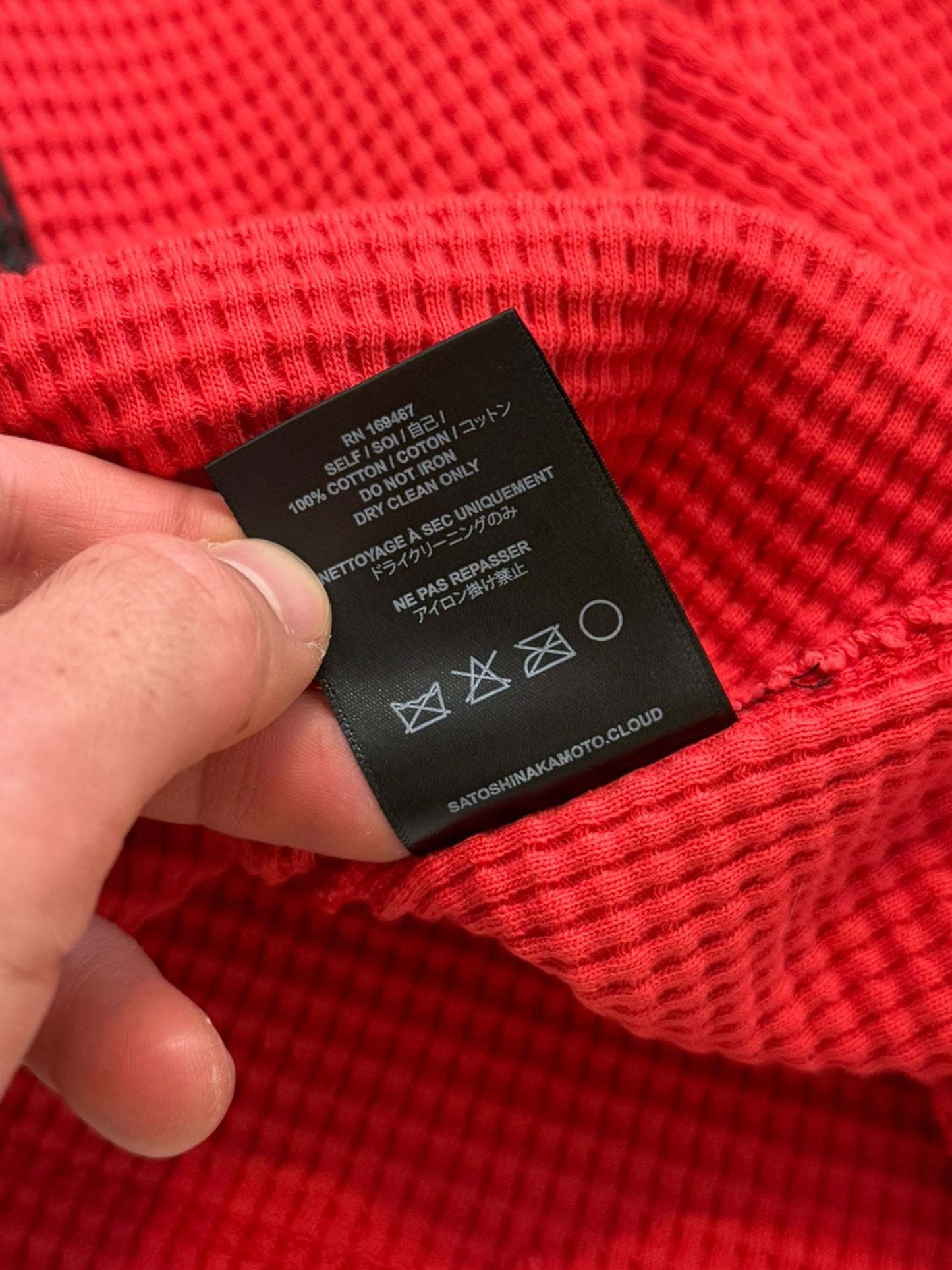 Flame Racer Raglan Waffle Shirt