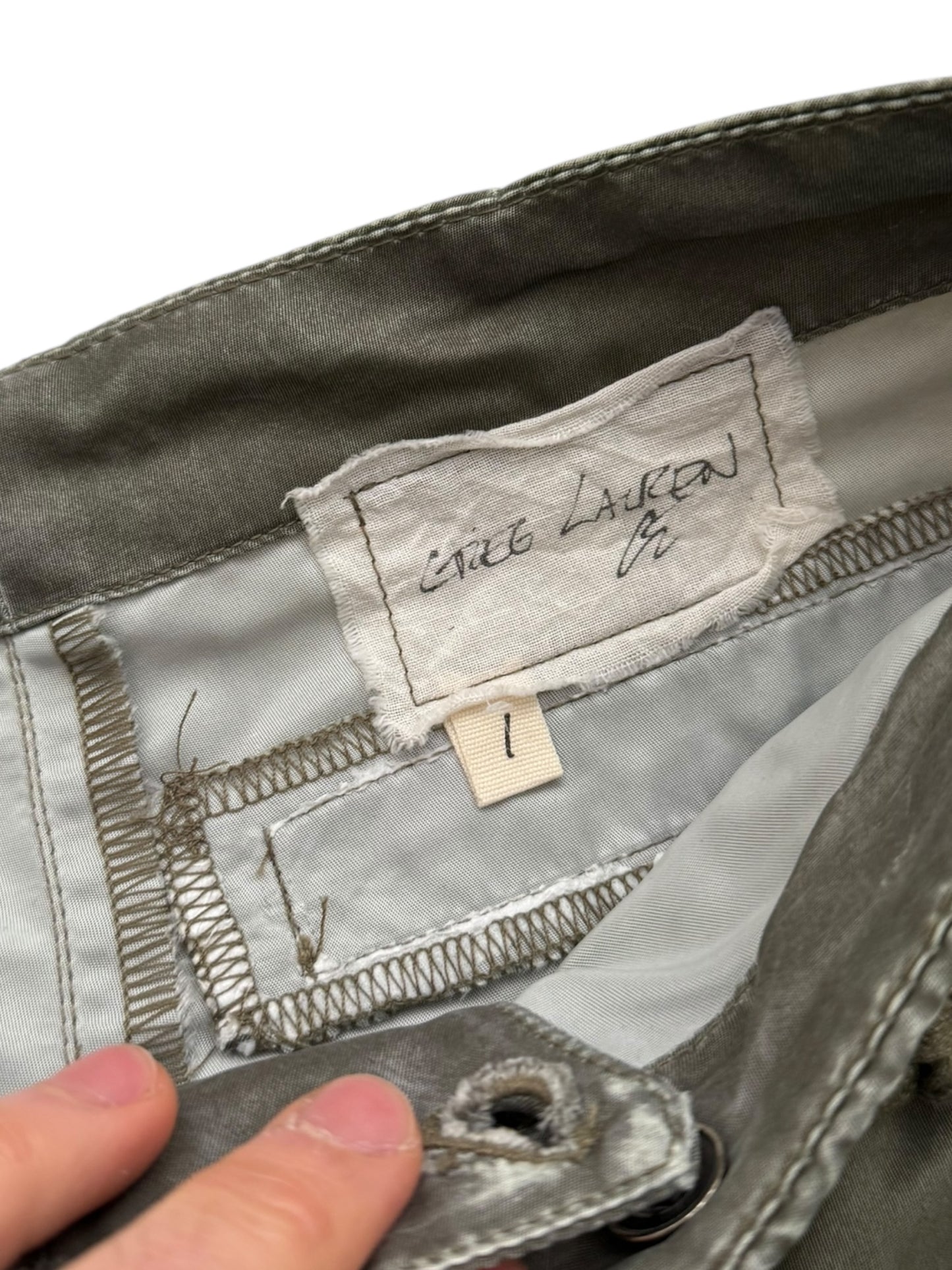 Sample Vintage Military Sateen Pant