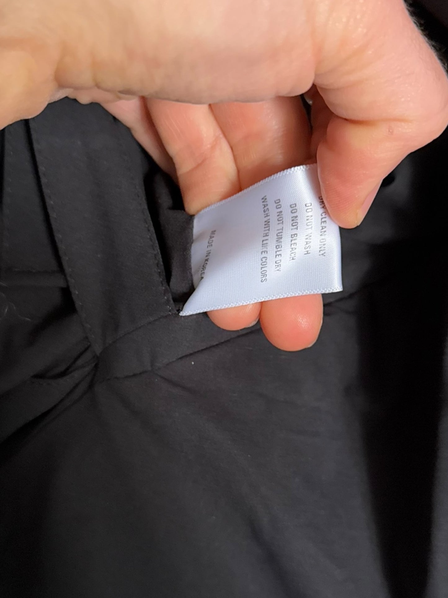 Origami Black Bag Vest