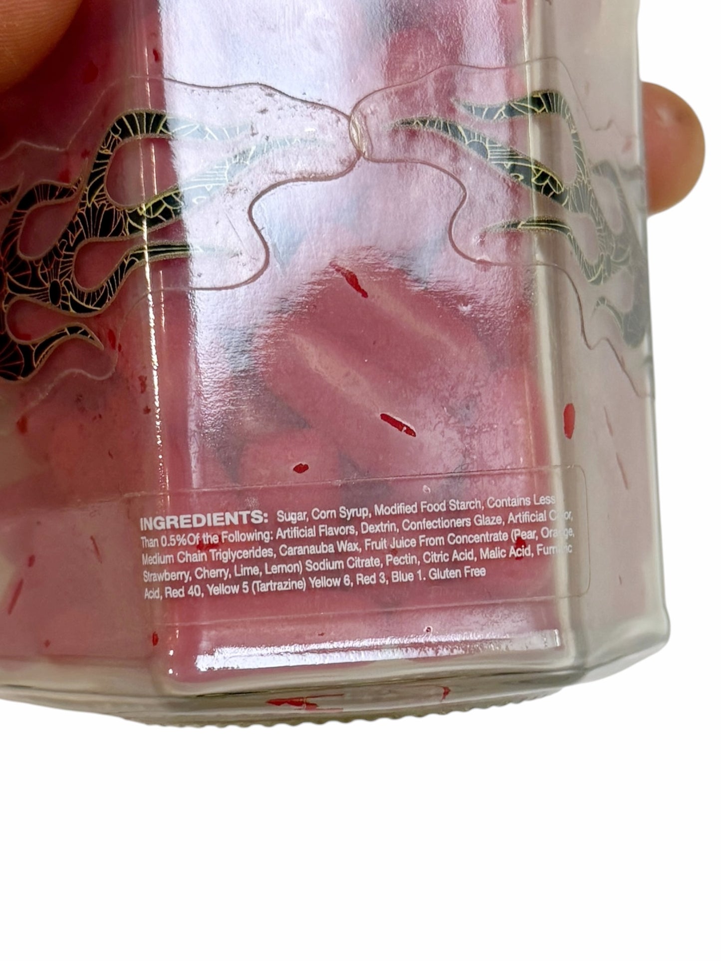 Flame Horseshoe Candy Jar