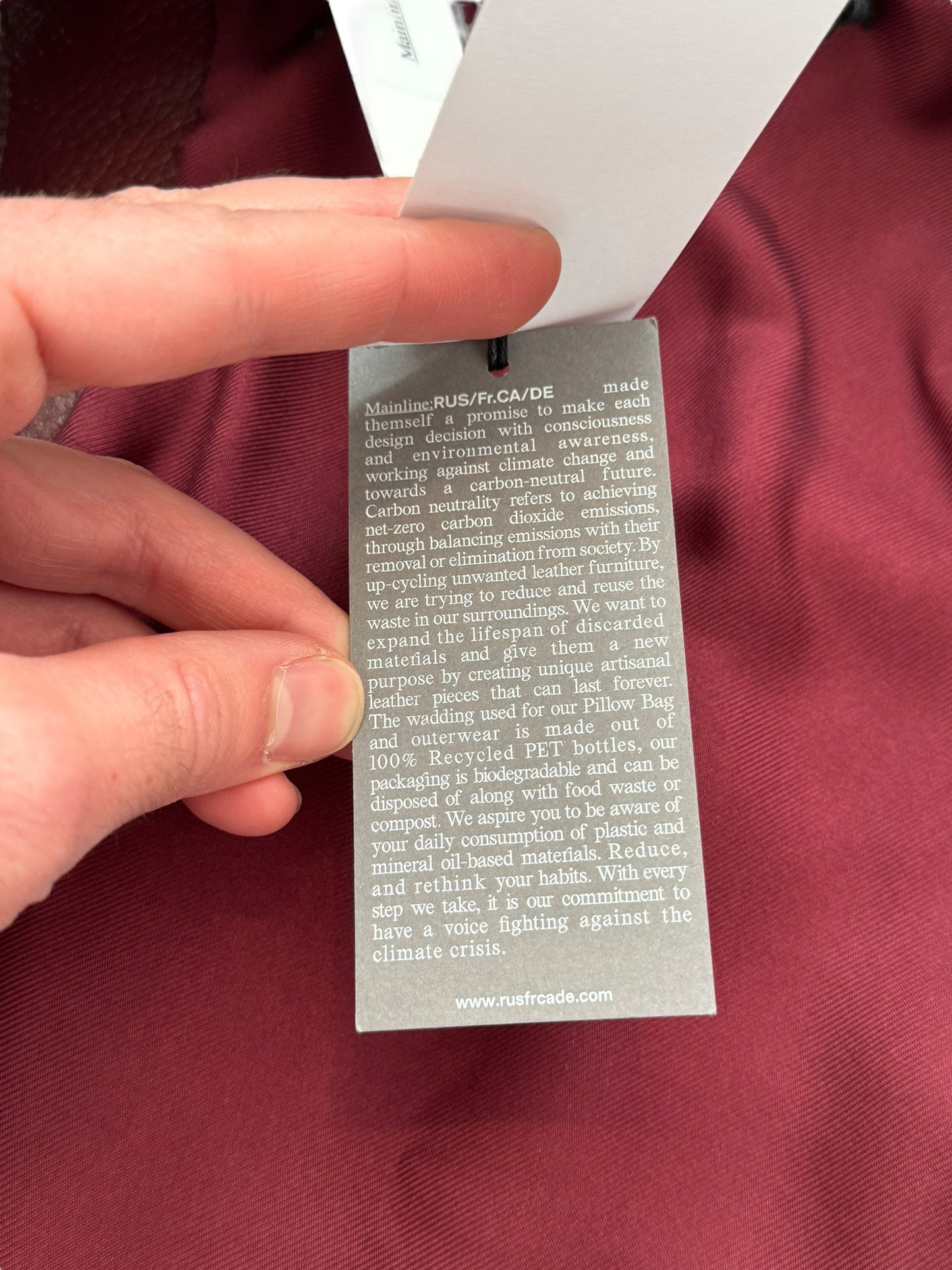 Recycled Couch Leather Asymmetric Vest