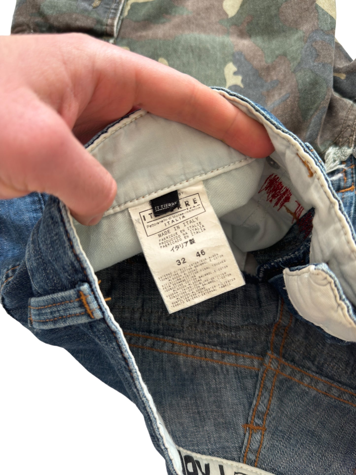 2000’s Hybrid Camo Denim Short