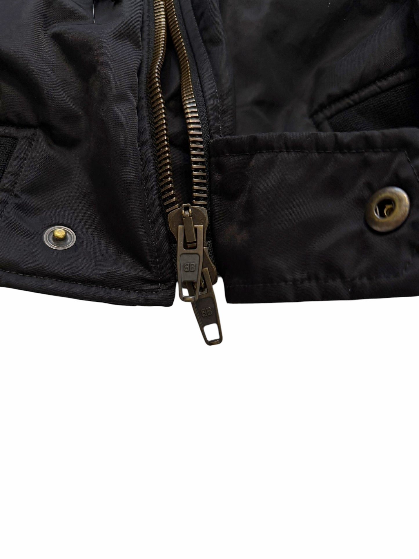 3B Hooded Nylon Bomber