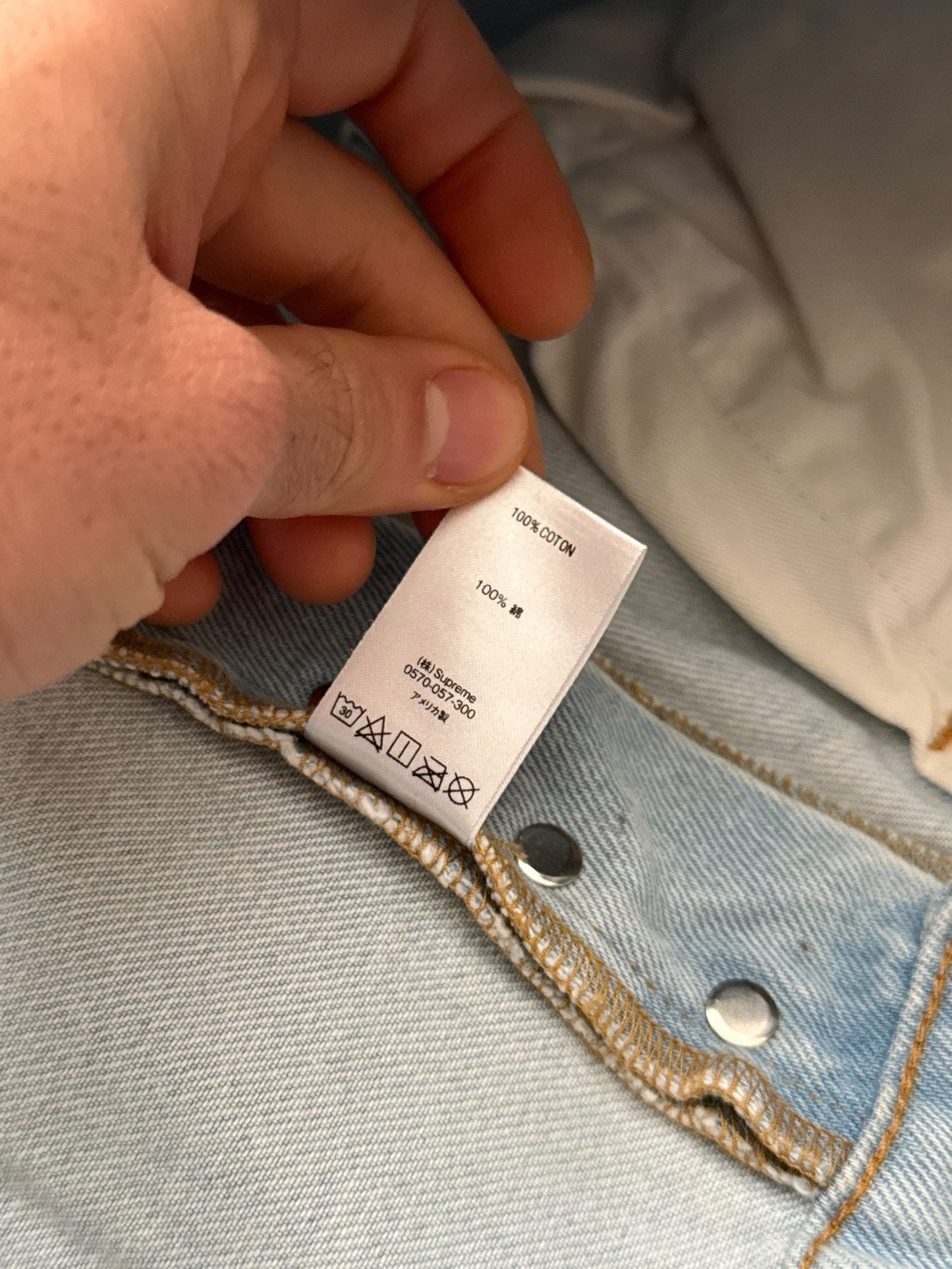 Regular Cut Light Blue Denim Jean