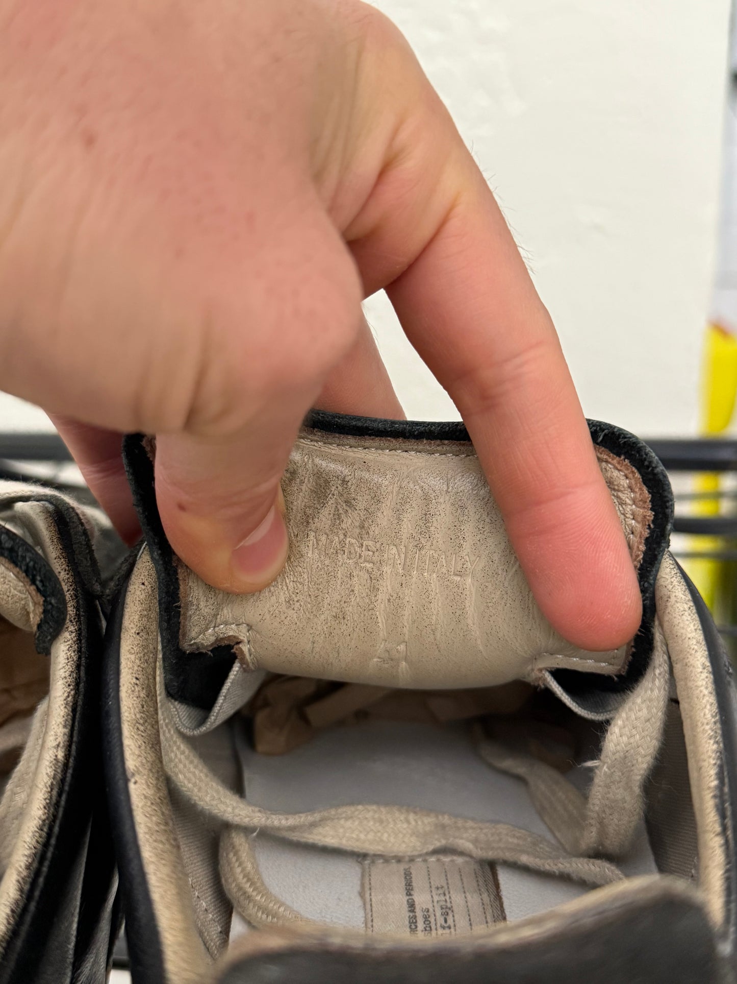 GAT Black Suede Gum Sole