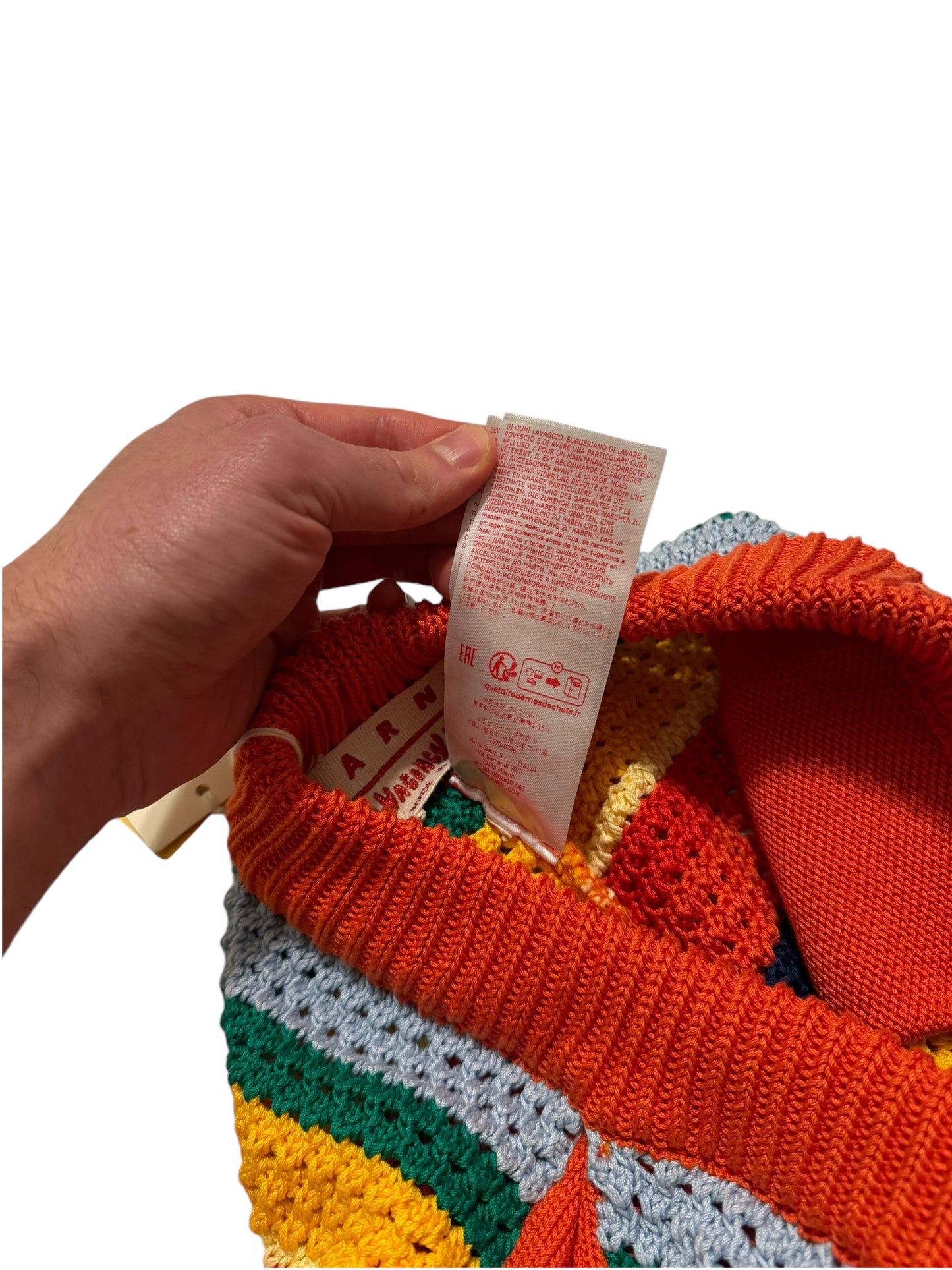 x No Vacancy Crochet Knit Shorts