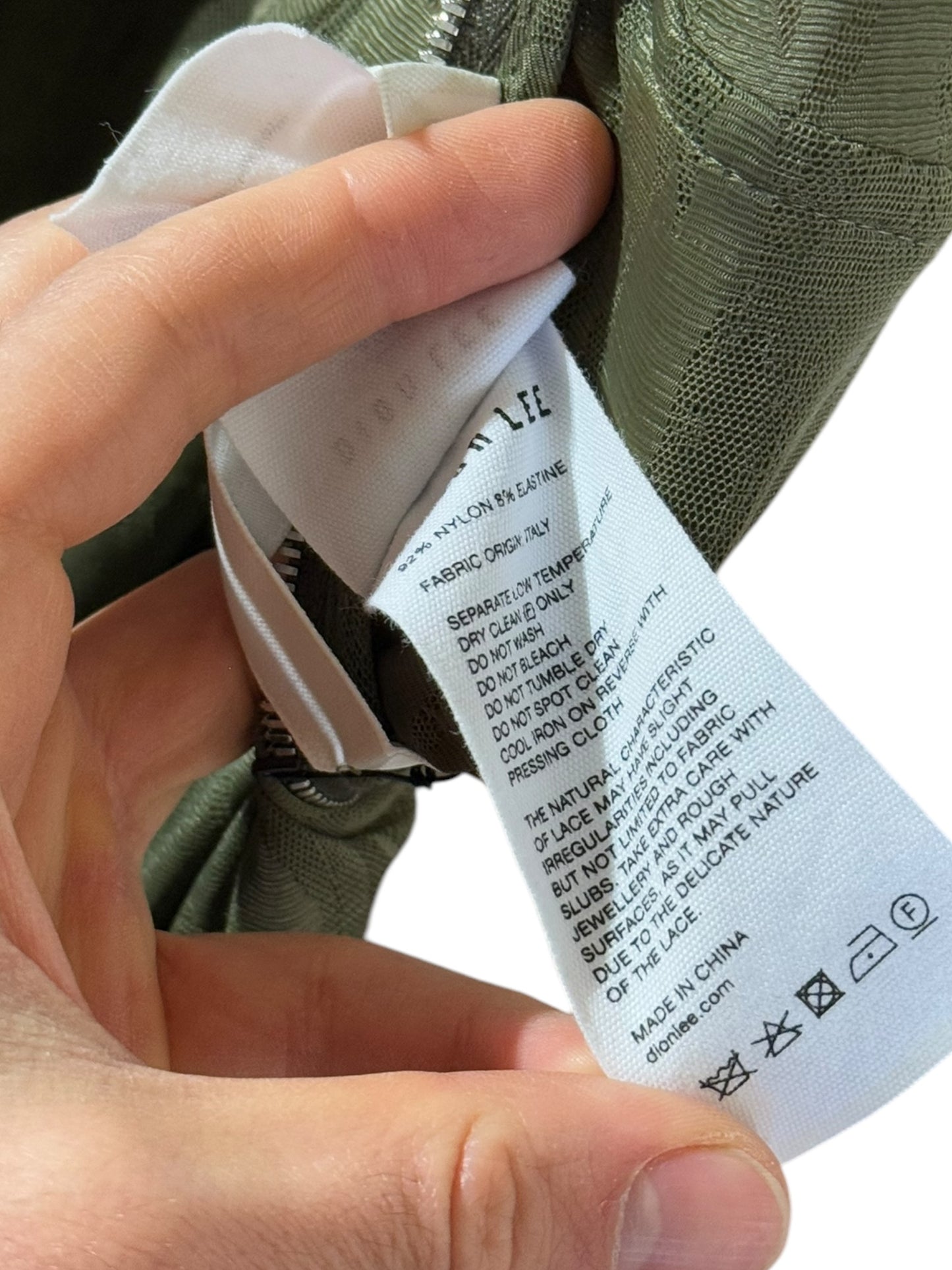 Fork Frame Leaf Dress