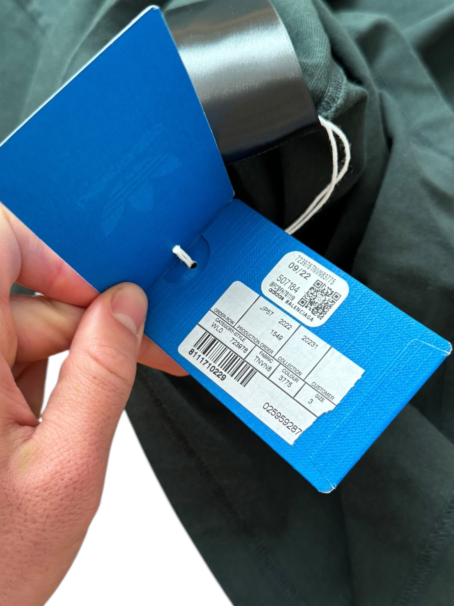 Green Adidas Embroidered Logo Oversized Shirt