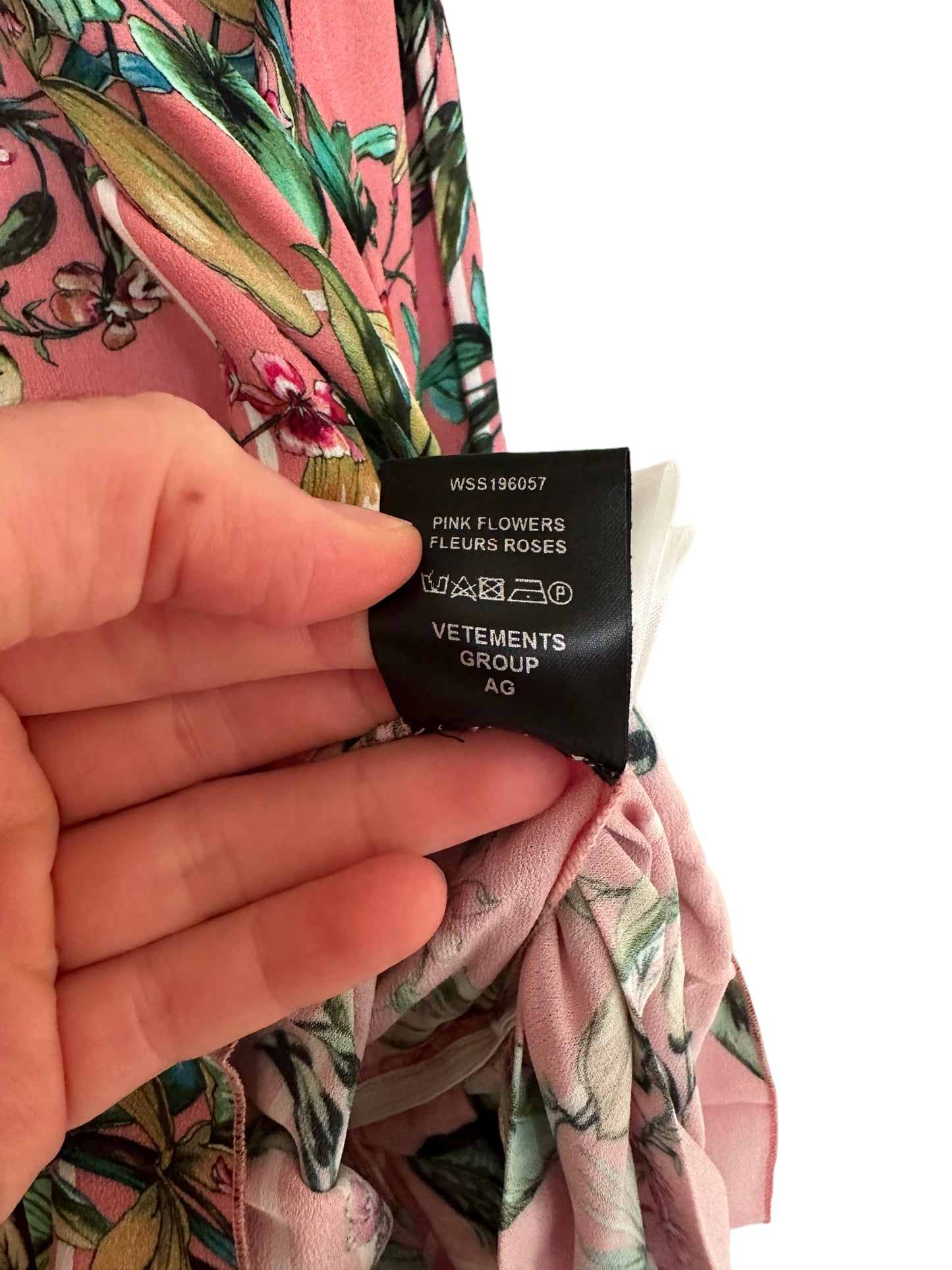 2019 Viscose Pink Flower Blouse