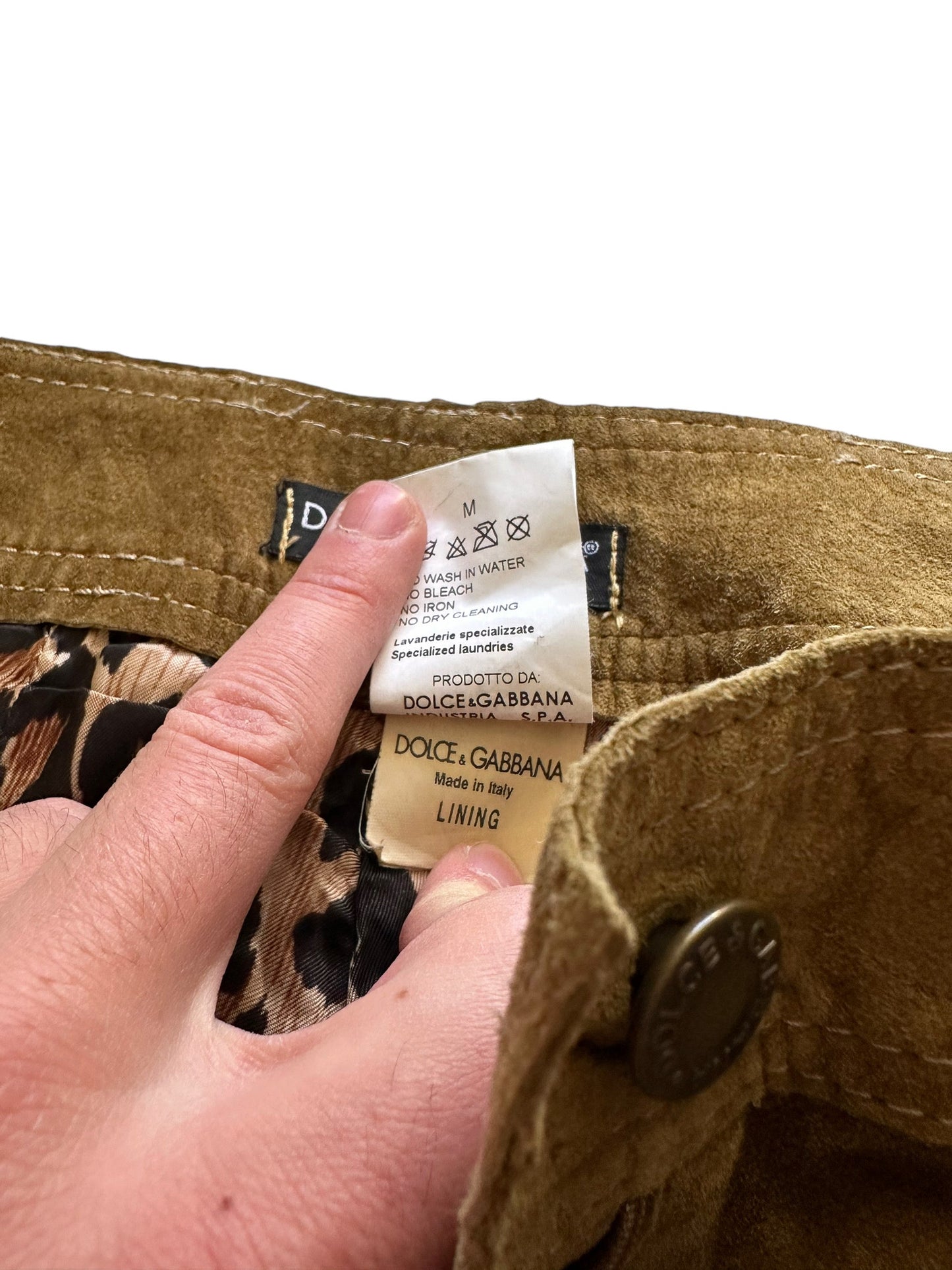 Goat Suede Cowboy Pants
