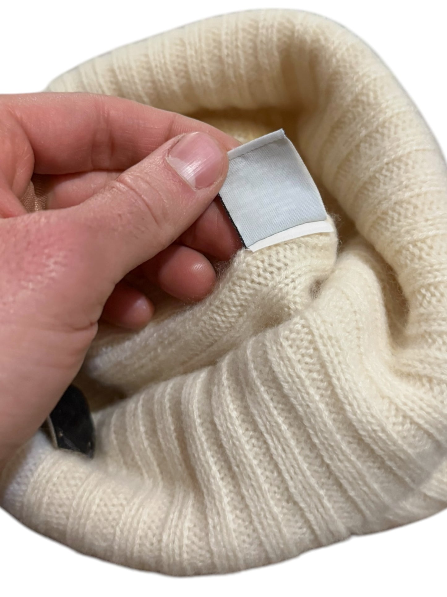 Cashmere Cream Beanie