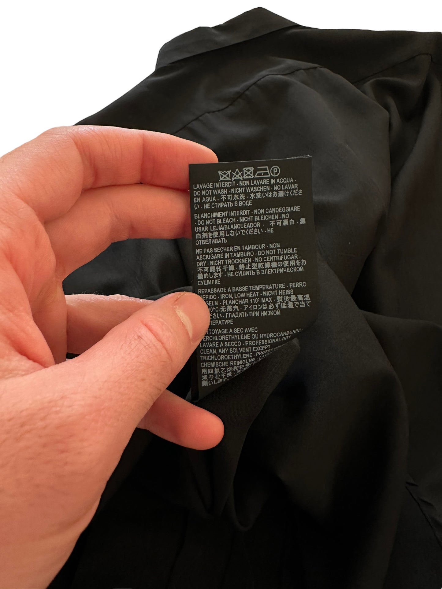 2019 Light Pressed Wool Glam Shirt