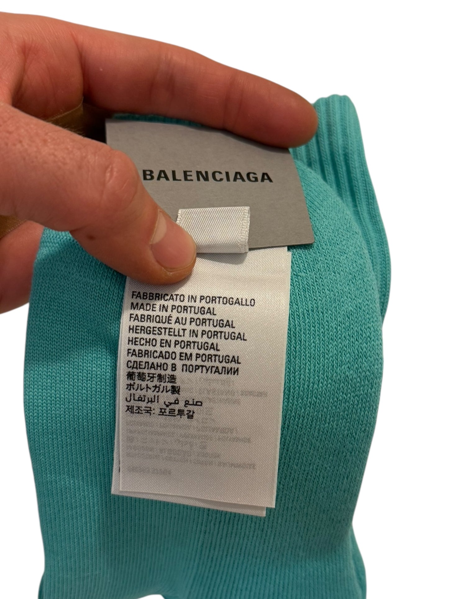 Turqoise BB Logo Socks