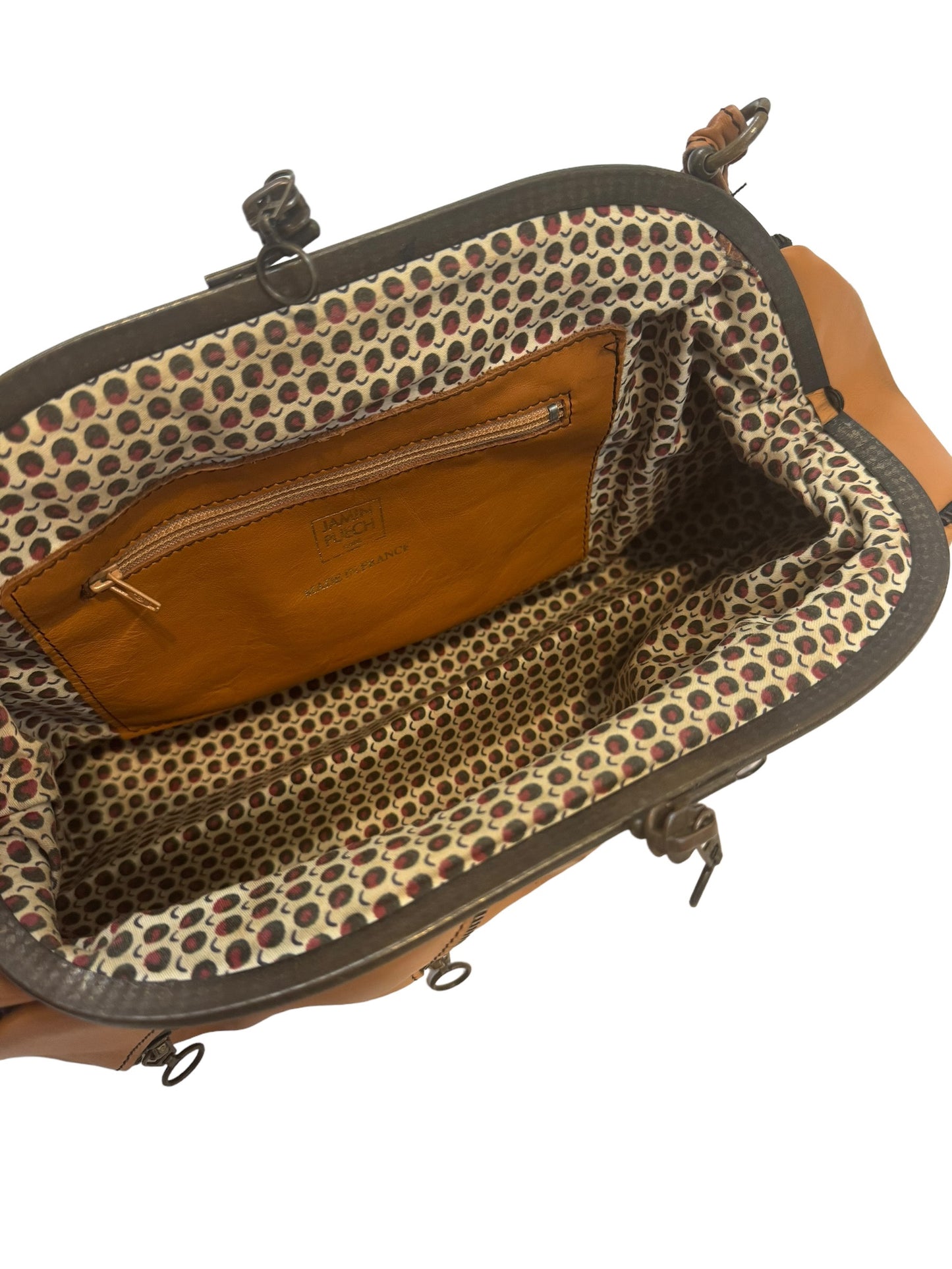 1990’s Zipper Pleated Leather Bag