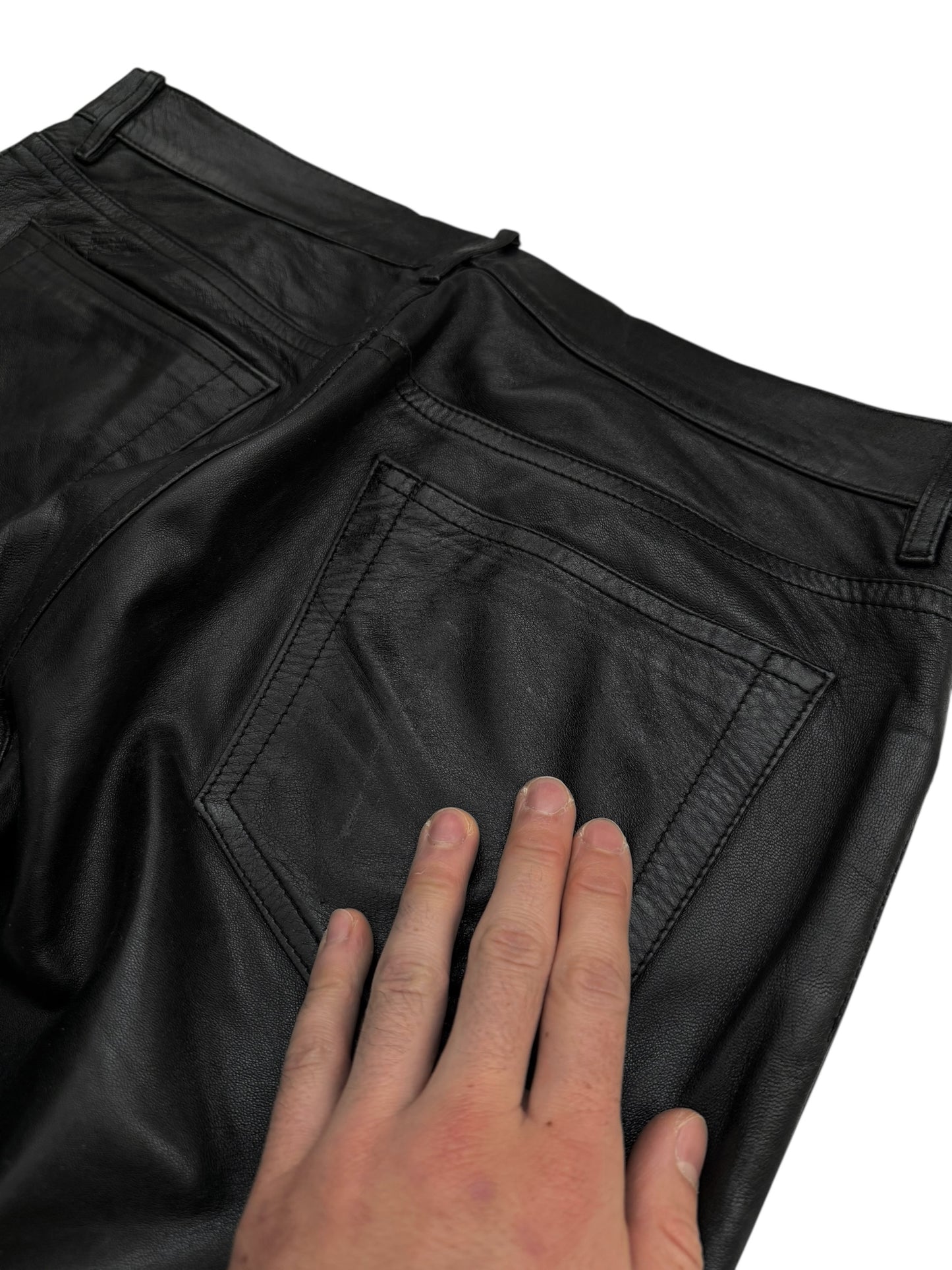 1998 Leather Classic Cut Pants