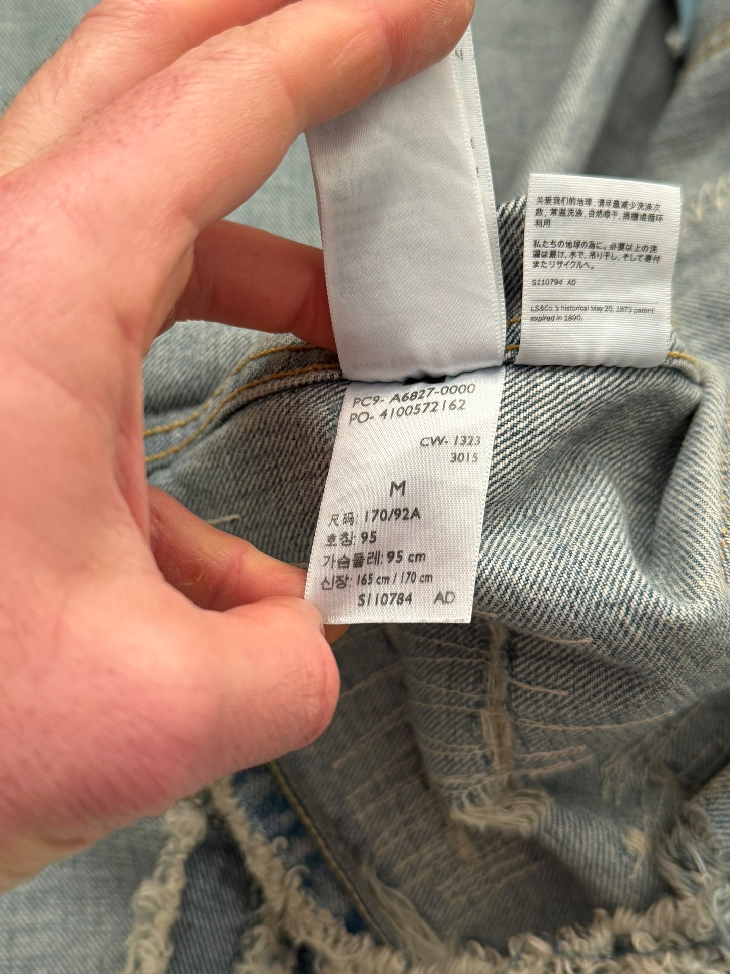 x Levi’s Distressed Jacket