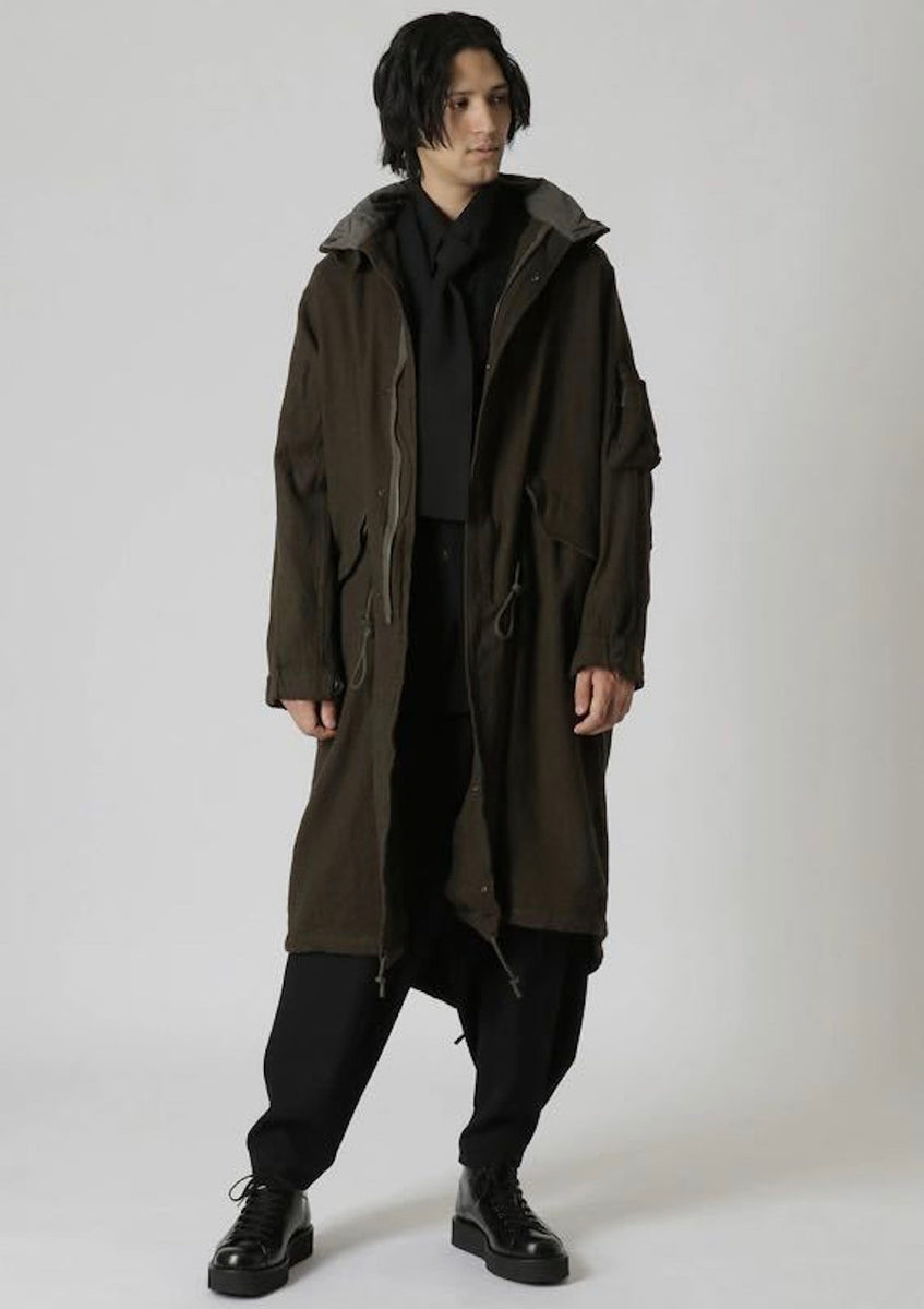 Fulling Serge R-Milling Wool Parka Mod Coat – Archive Reloaded