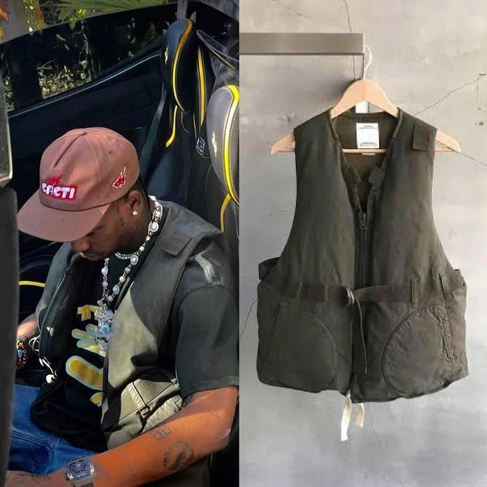 Distressed “Vintage” Harrier Goose Down Vest