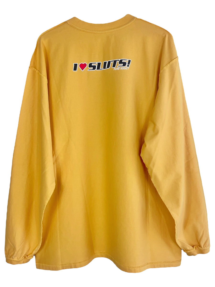 VETEMENTS OVERSIZED I LOVE SLUTS TEE 転写-