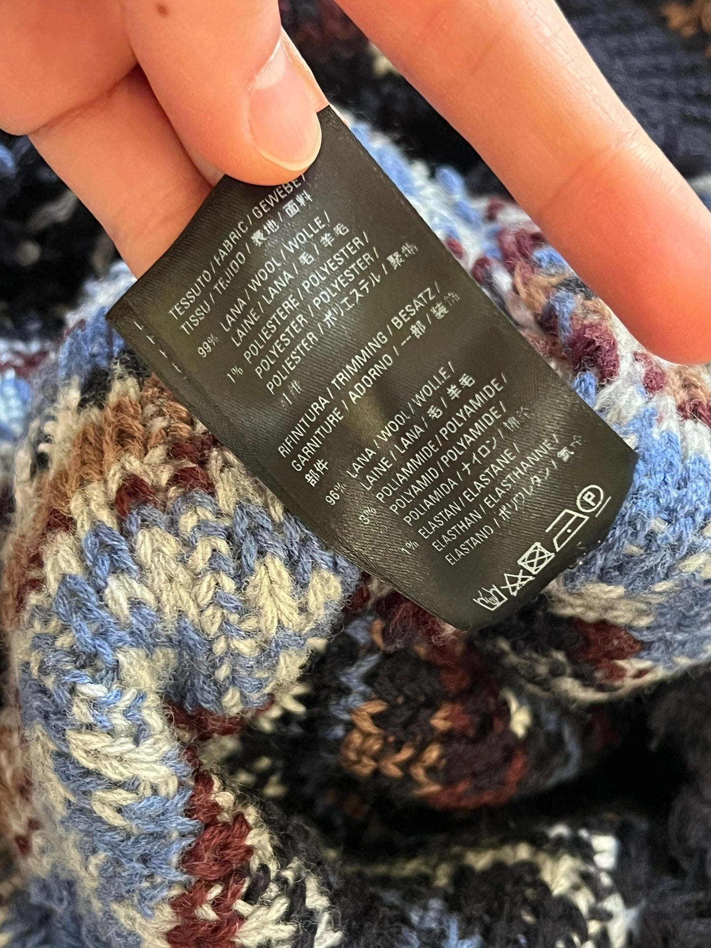 Fair Isle Destroyed Sweater