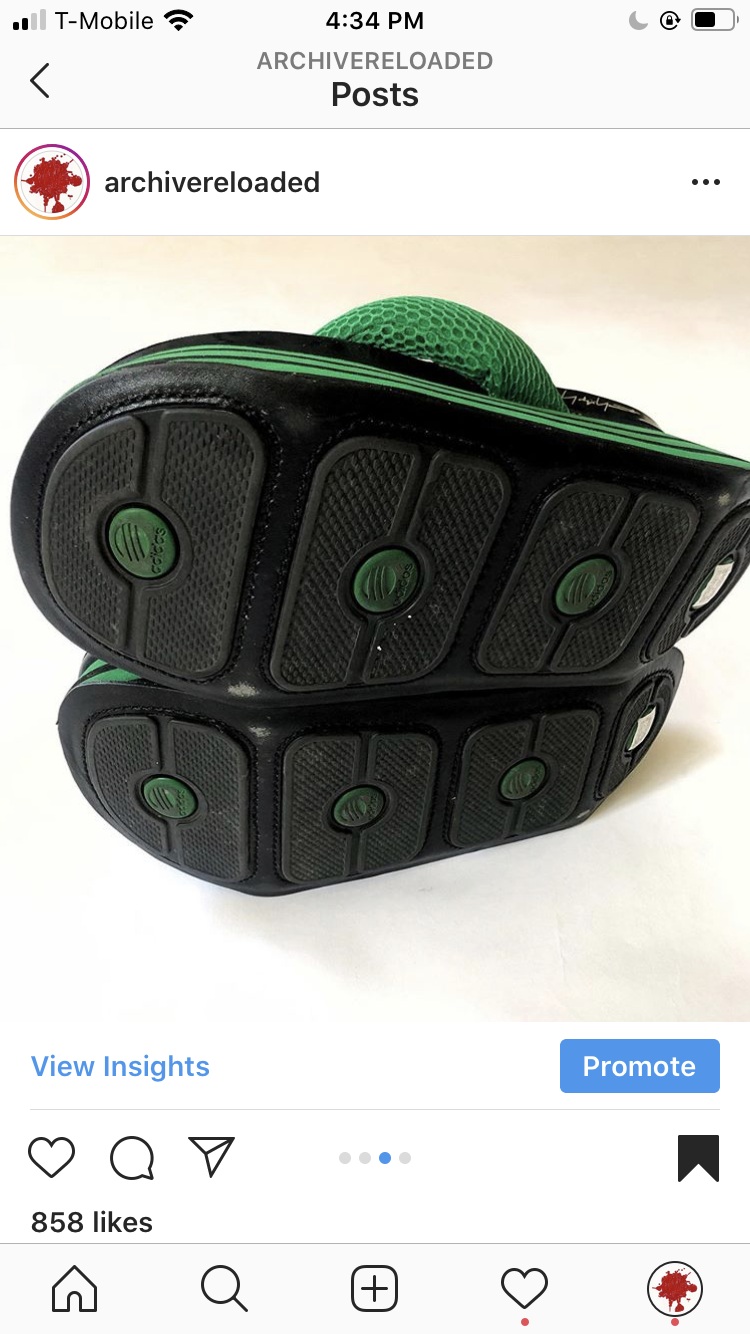 Yohji Yamamoto Adidas Geisha Platform Slipper