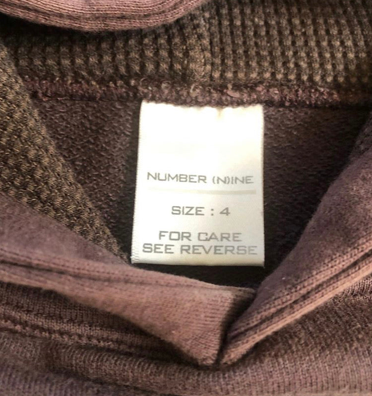 01 Number (N)ine “School of Visual Comedy” Hoodie