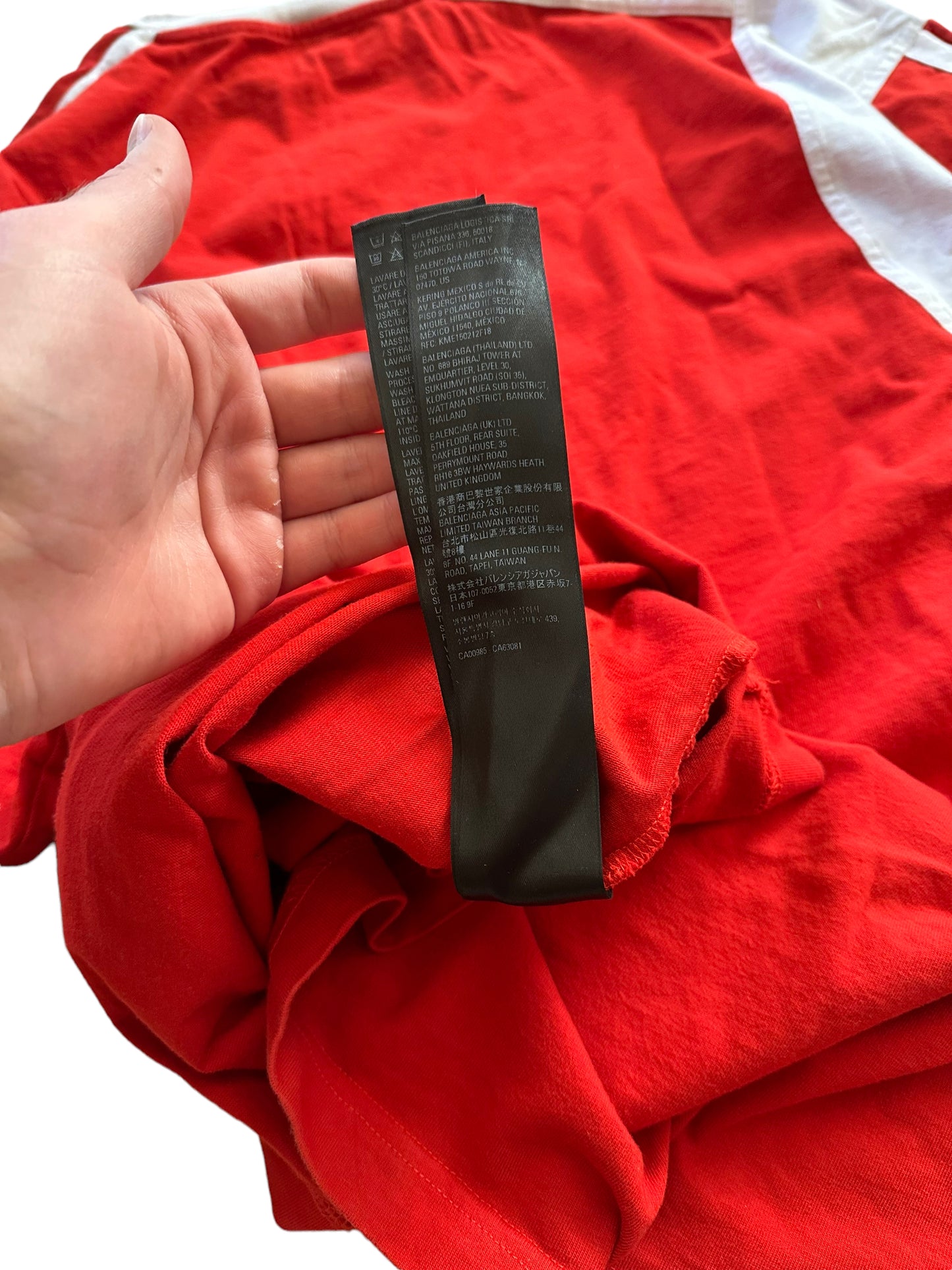 Red Jersey Boxy Shirt