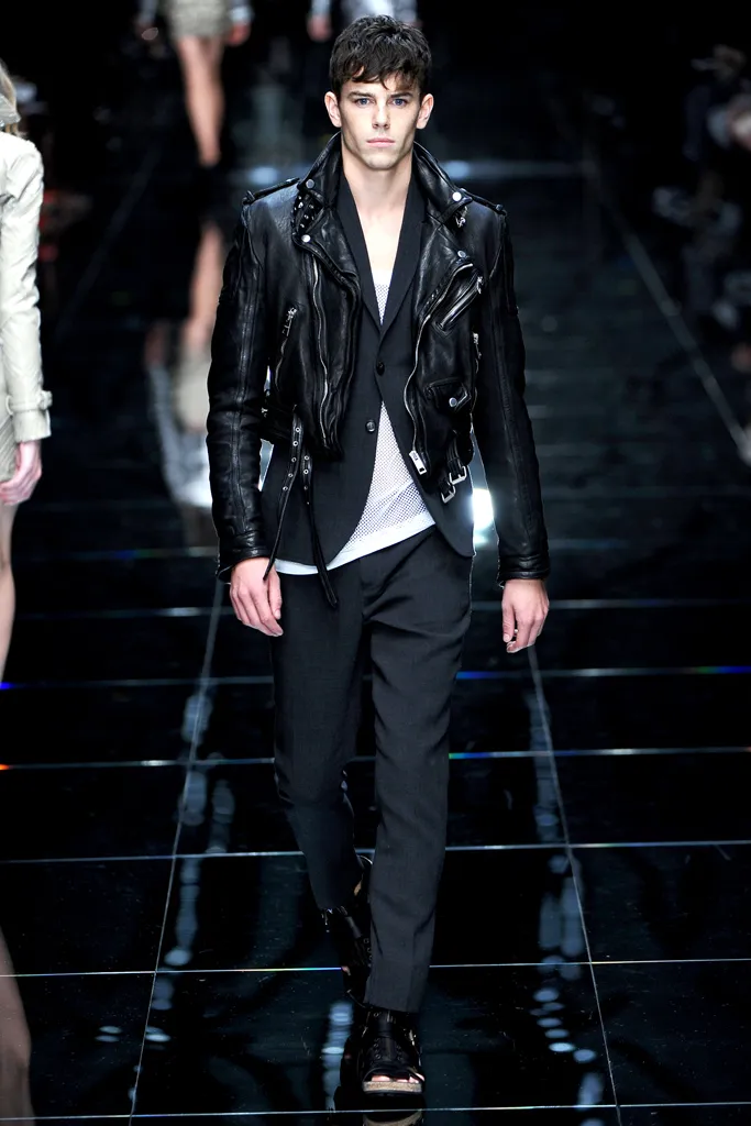 SS11 Prorsum Cropped Biker Leather