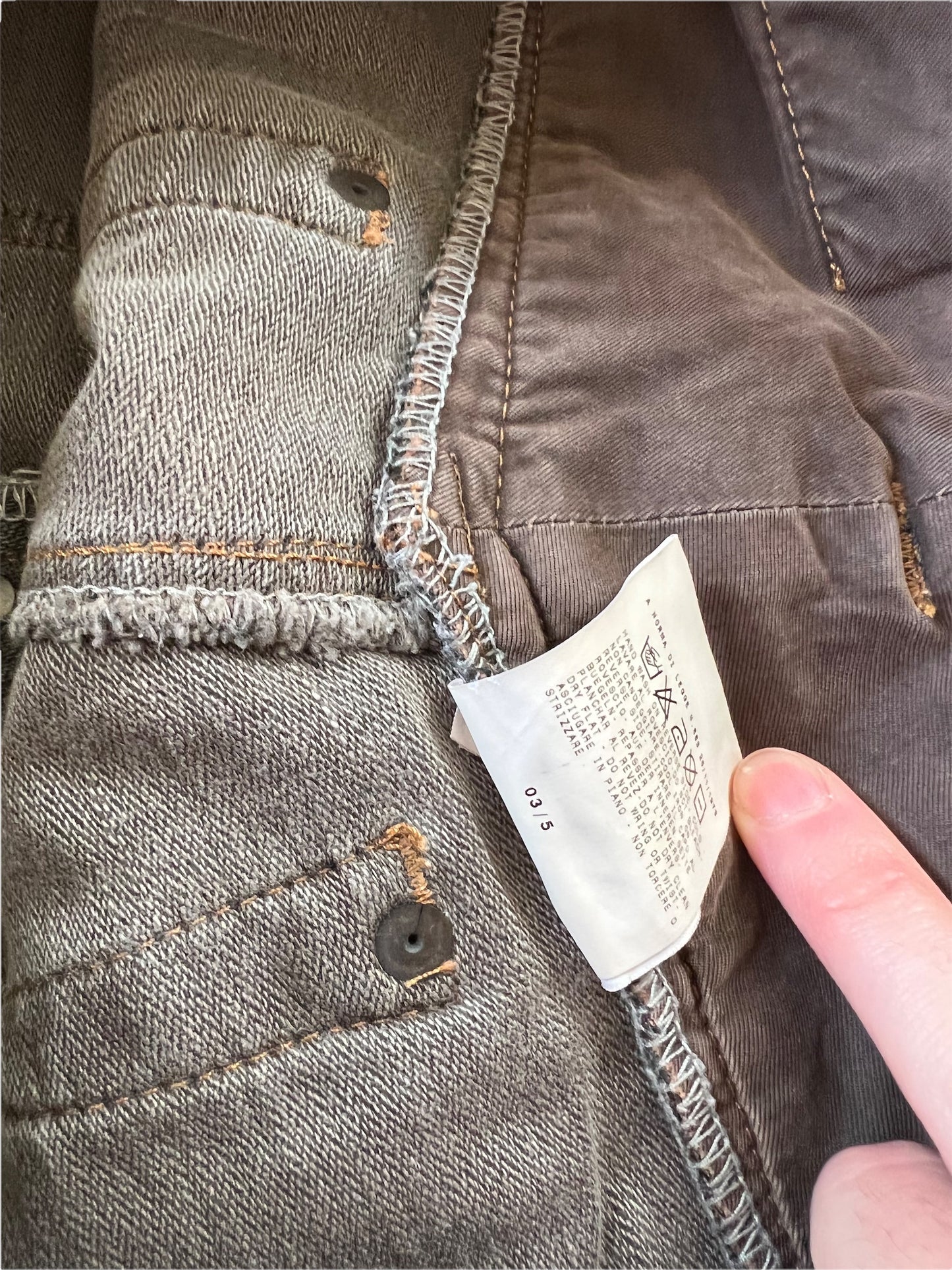 2000’s Patchwork Knee Zip Cargos